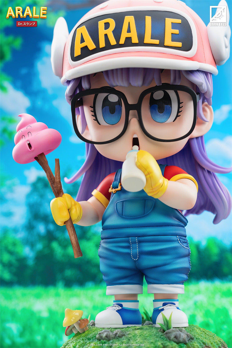 Dr Slump Dark Eyes Studio Baby Bottle Arale Resin Statue
