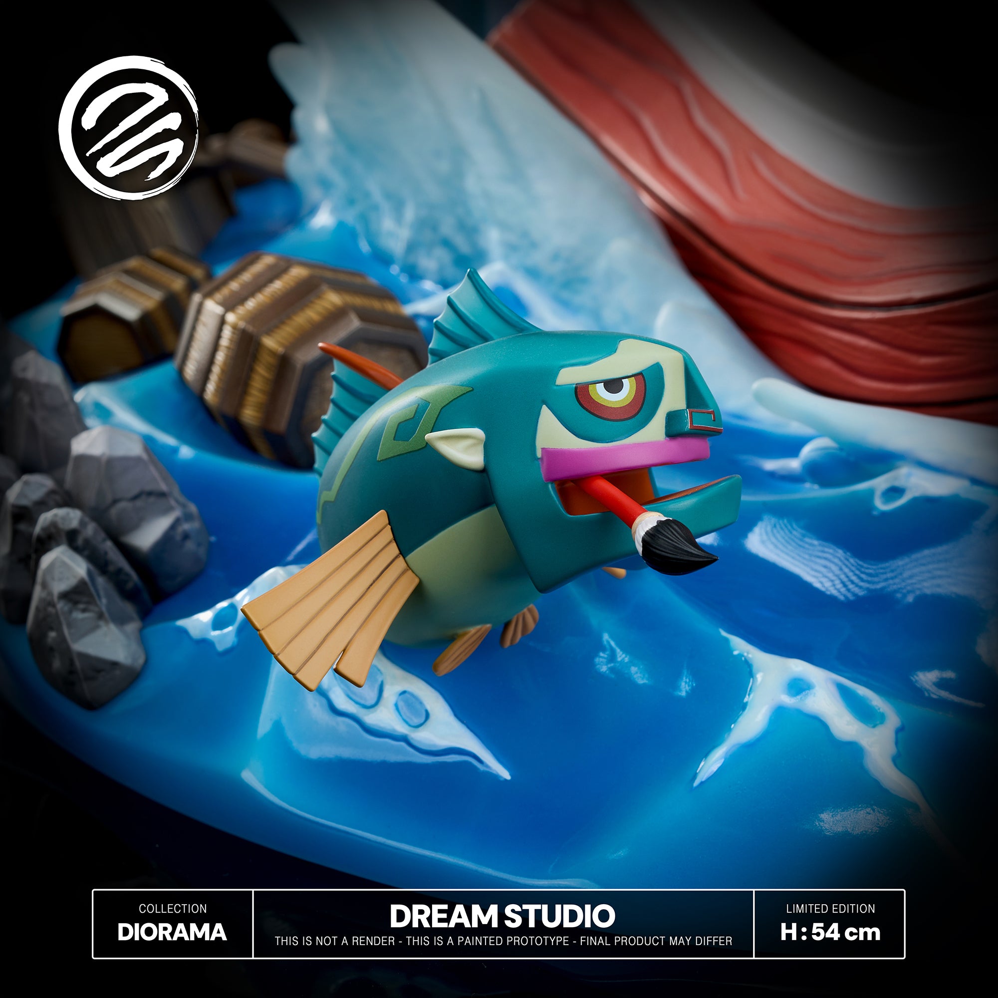 The Legend of Zelda Dream Studio King of Red Lions Diorama Resin