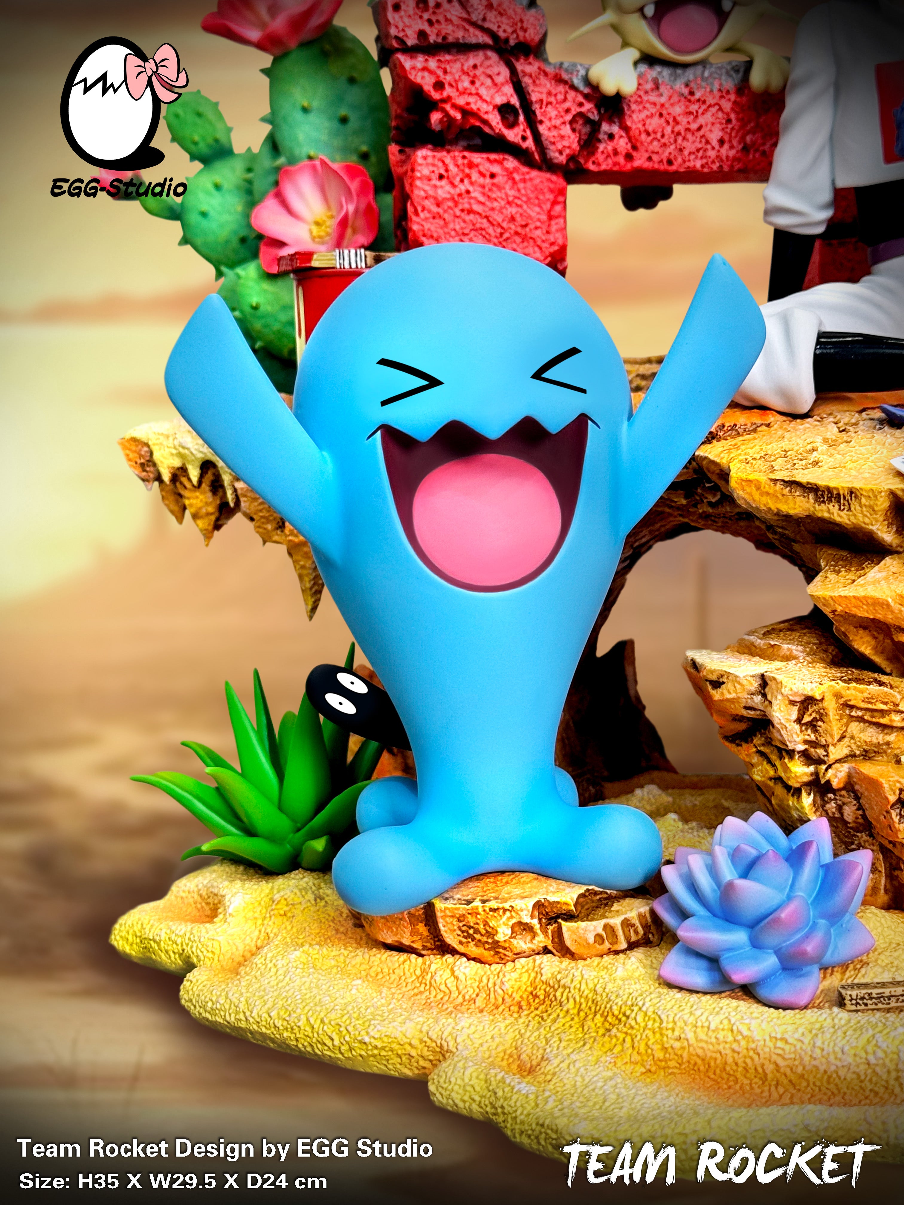ポケモンガレージキット　Team Rocket フィギュア EGG Studio EGG Studio TEAM ROCKET Resin Statue Diorama