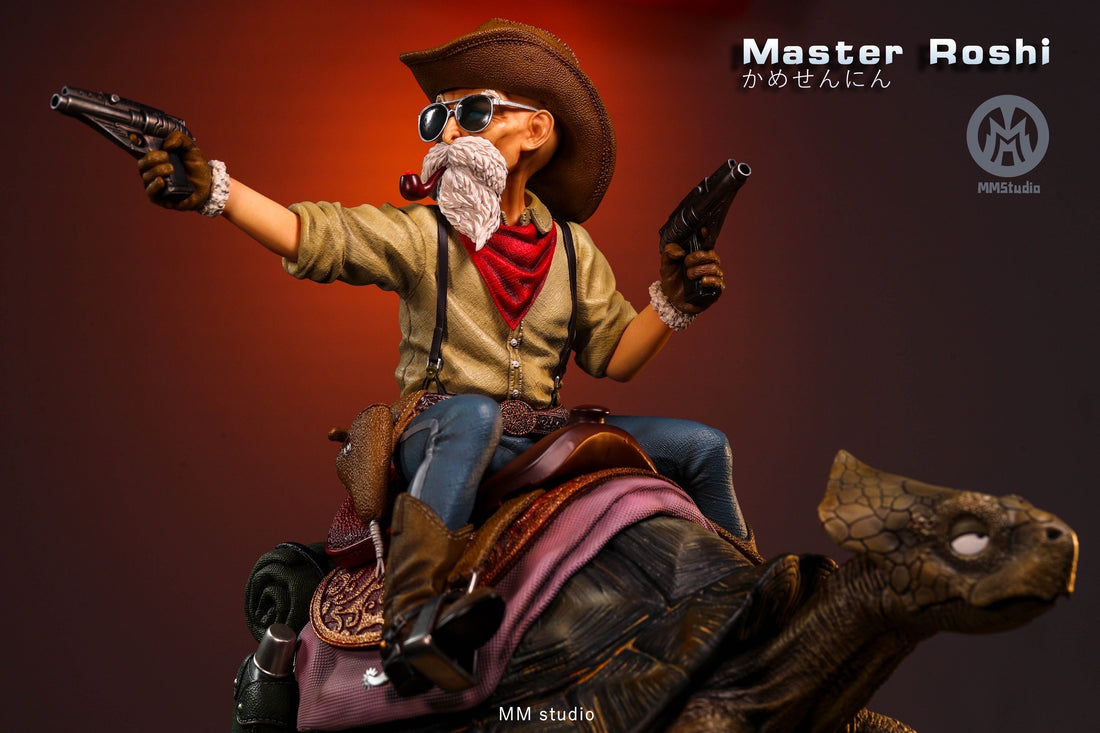 Dragon Ball MM Studio Cowboy Master Roshi Resin Statue