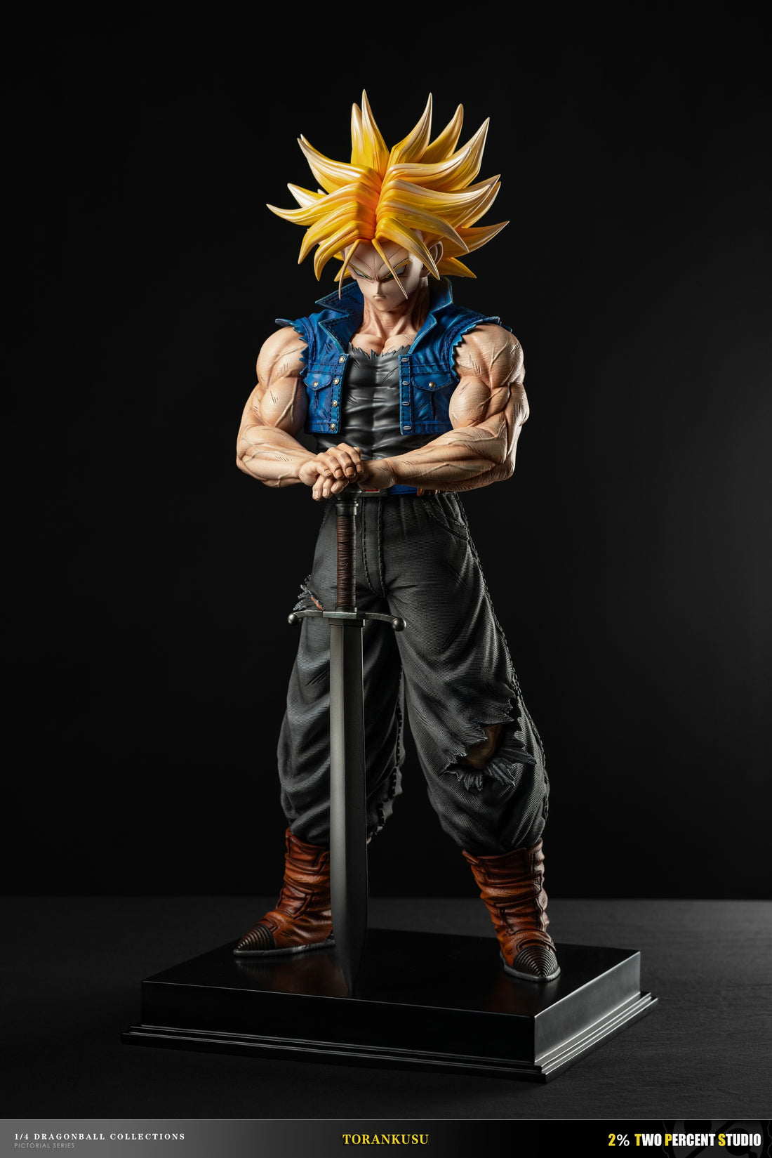 Dragon Ball 2% Studio Trunks SSJ Resin Statue