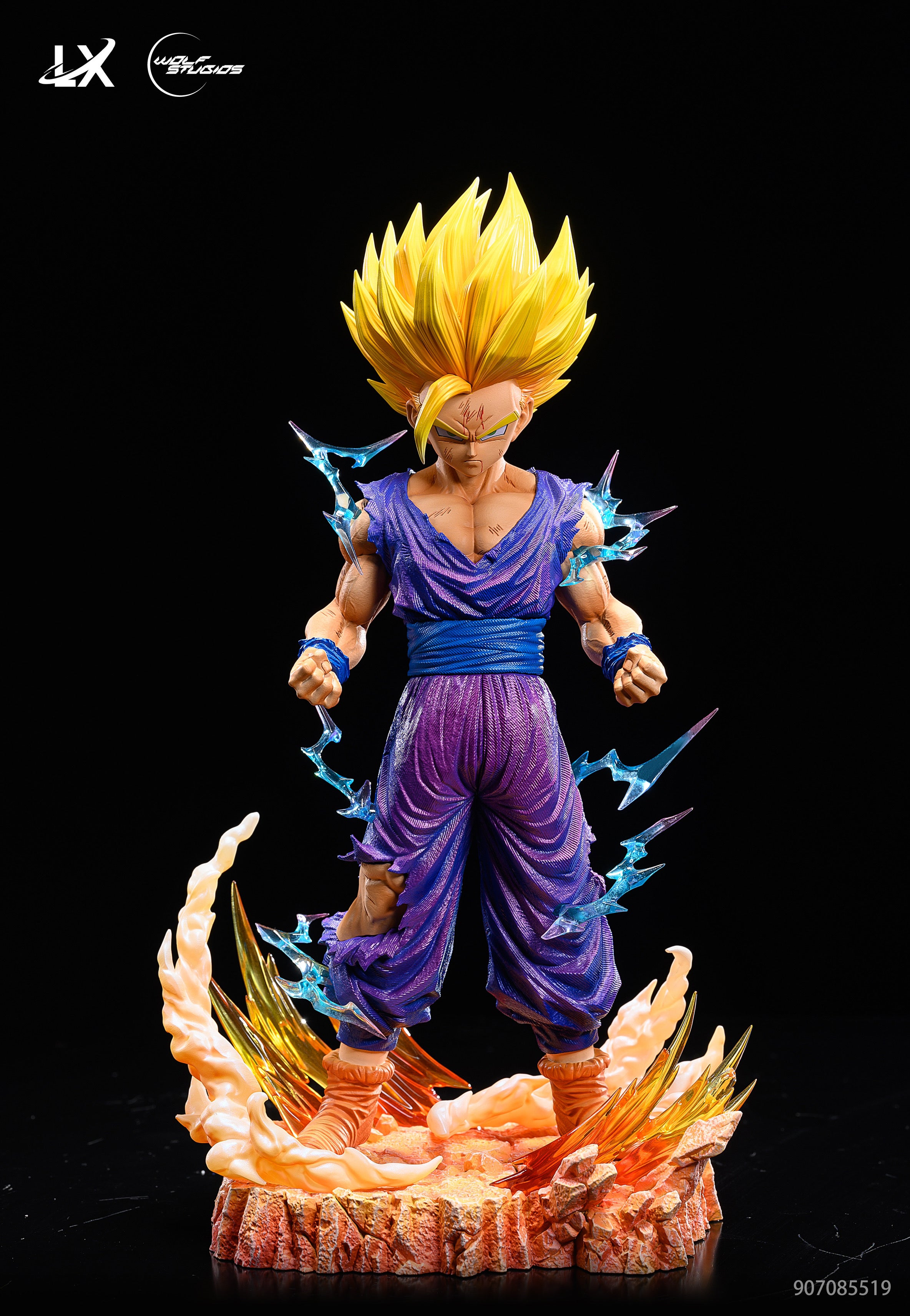 shinshin room❤️　1226 Dragon Ball LX x Wolf Studio Gohan SSJ2 Resin Statue