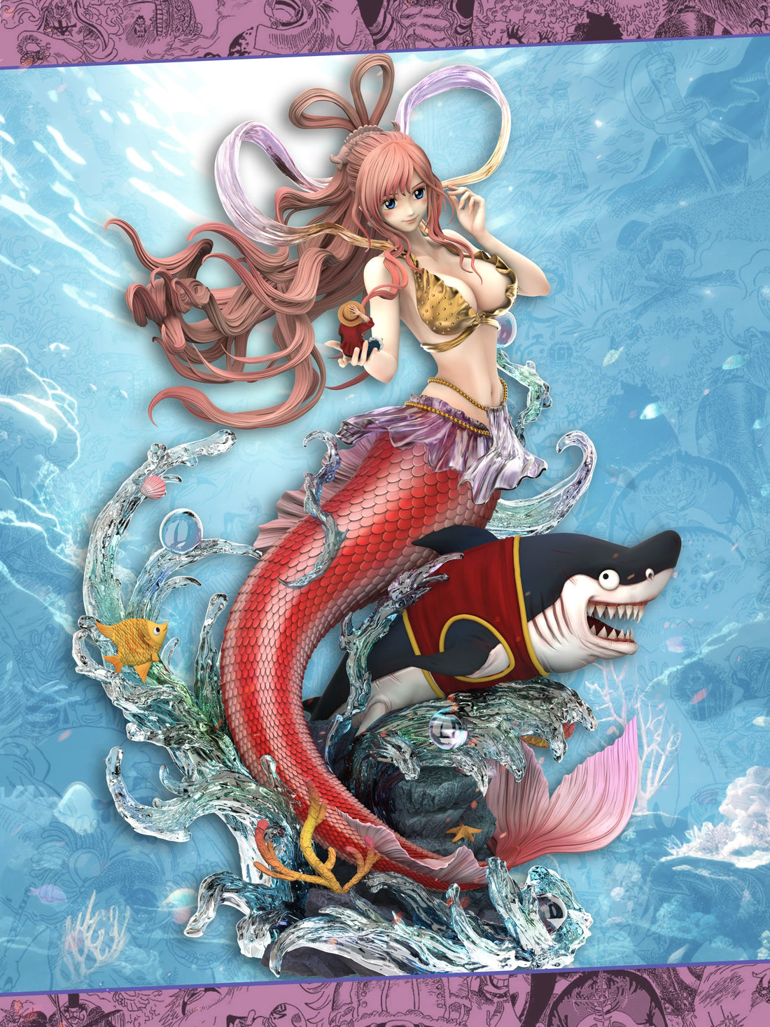 One Piece Hunter Fan Studio Shirahoshi Resin Statue
