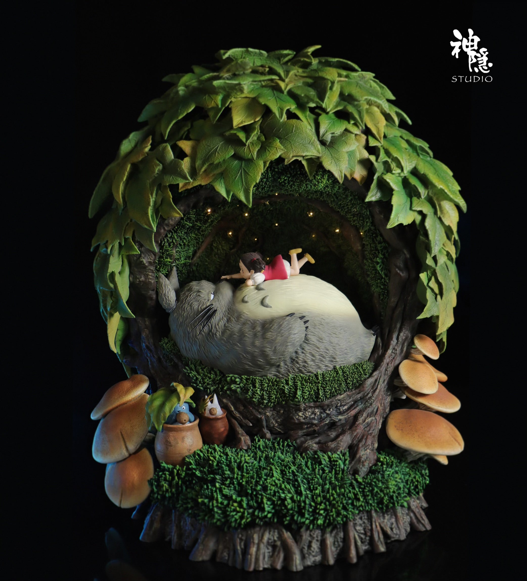 My Neighbor Totoro ShenYin Studio Totoro Rest In The Tree Hole