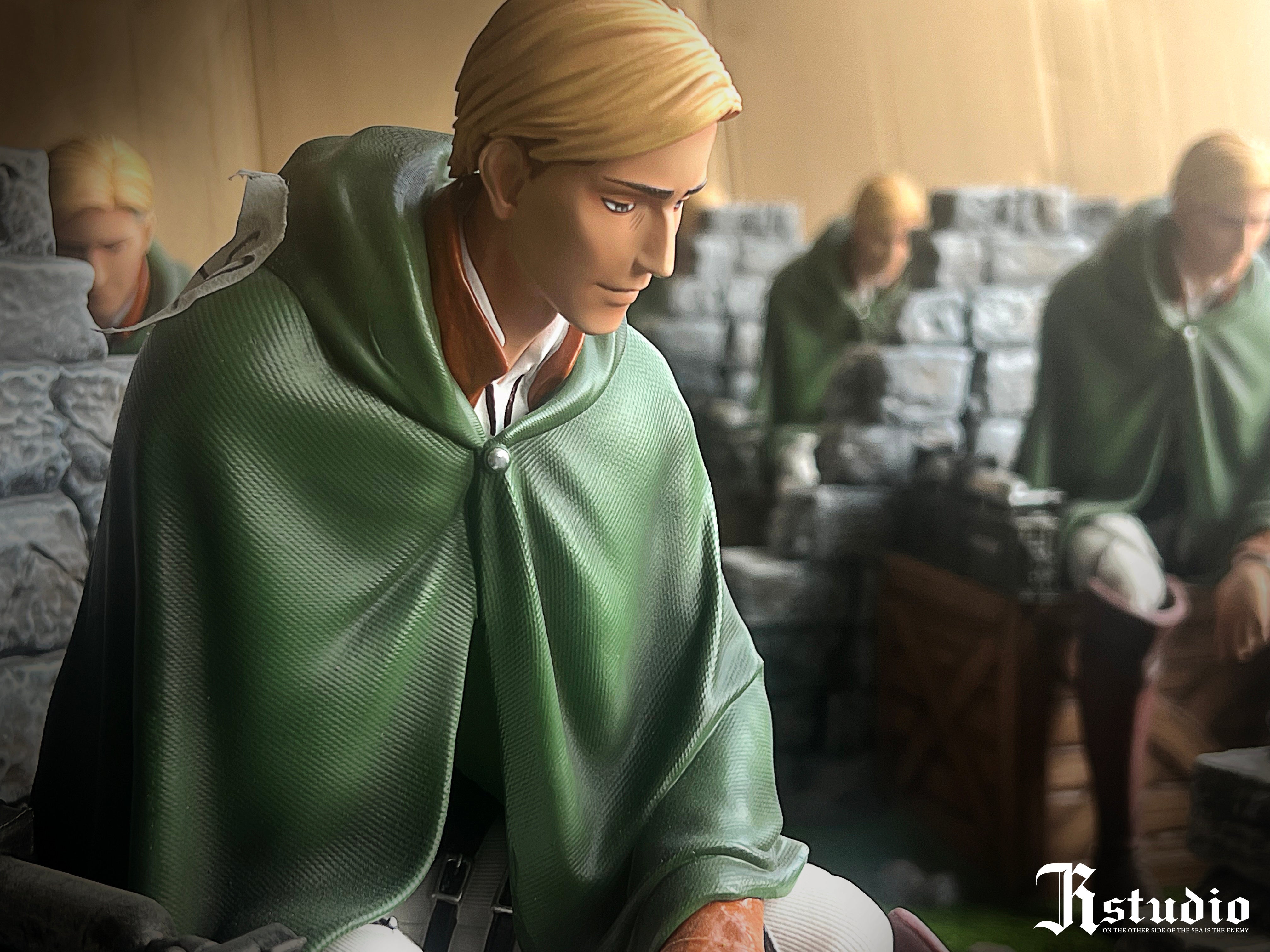 Attack on Titan JR Studio Erwin x Levi Resin Statue – ClubHouse Statues
