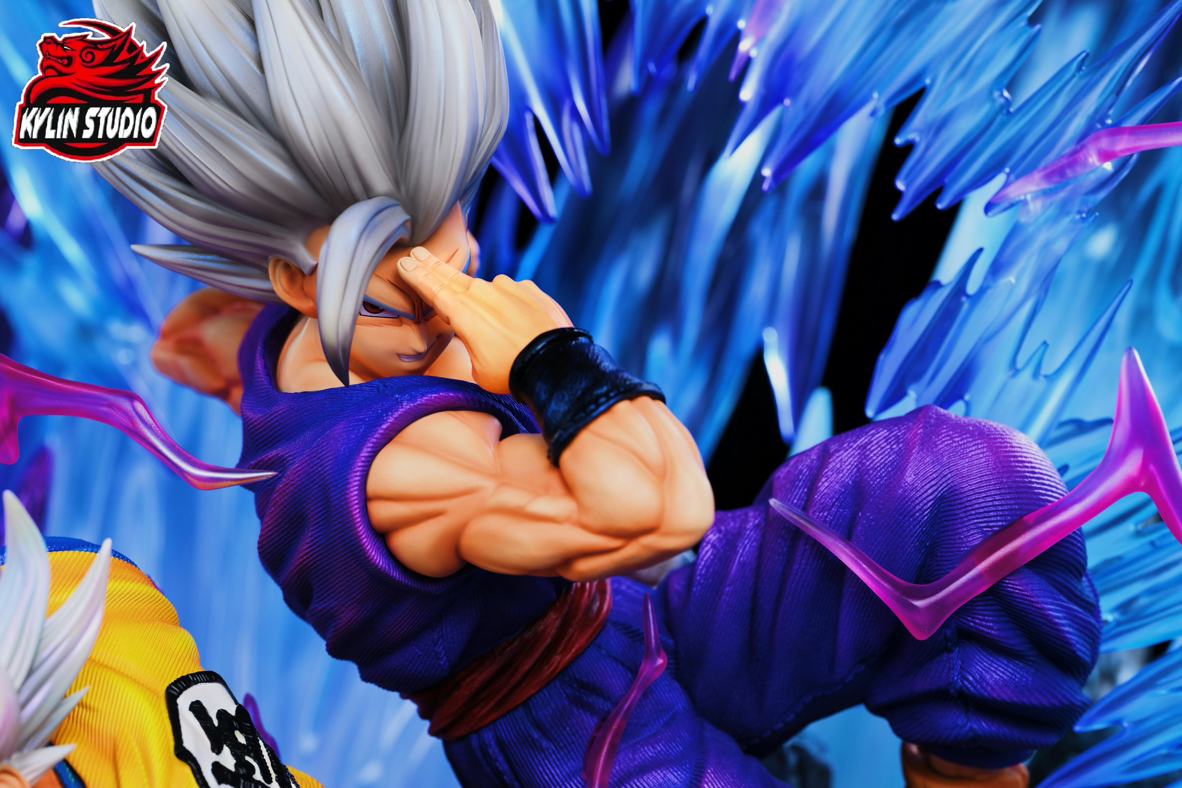 Dragon Ball Kylin Studio Goku UI x Gohan Beast – ClubHouse Statues