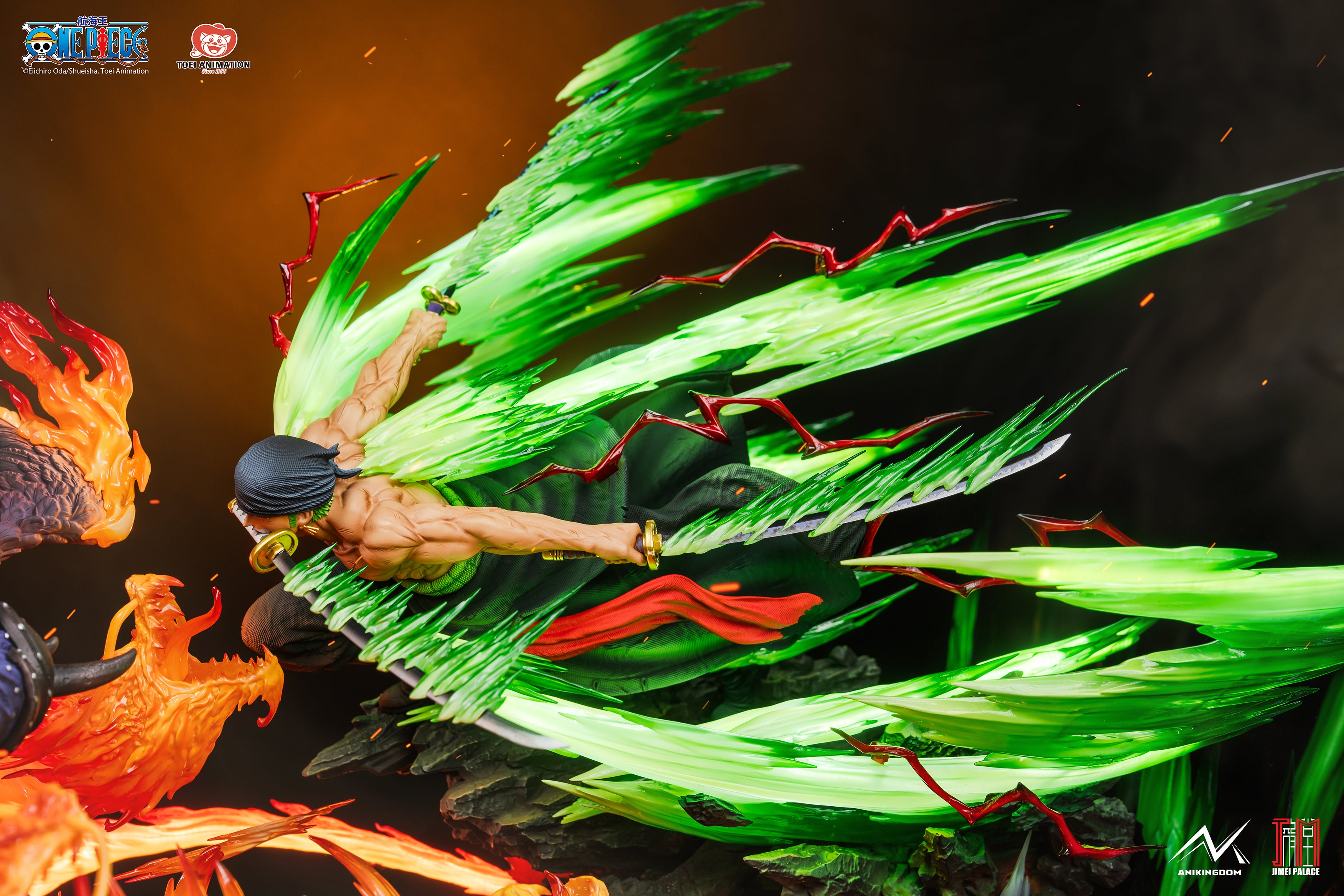 One Piece Jimei Palace x AniKingdom Studio Roronoa Zoro vs King