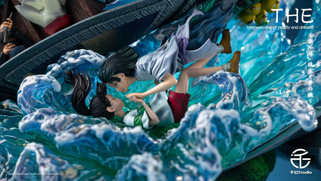 Spirited Away Qianhuan Studio The interweaving of reality and dreams Resin Statue