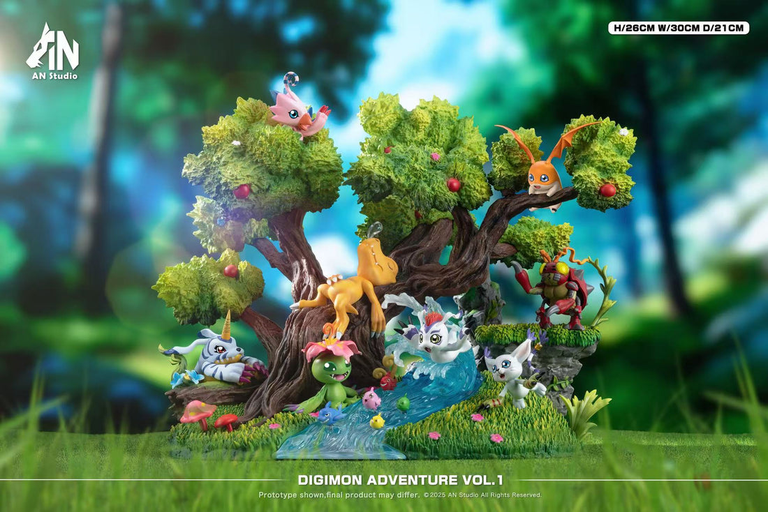 Digimon AN Studio Digimon Desktop Ecology Resin Statue