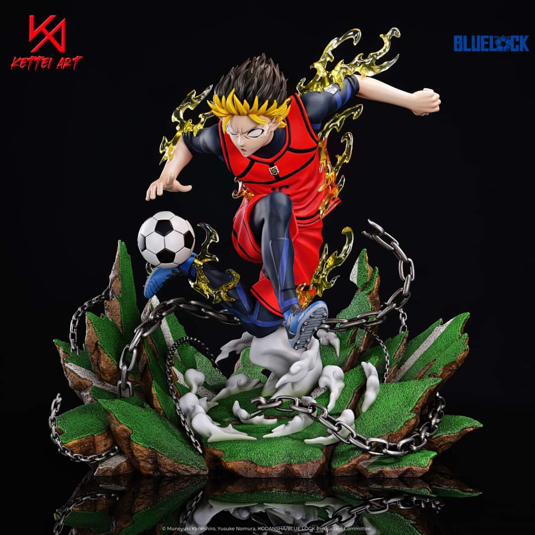Blue Lock Kettei Art Studio Meguru Bachira Licensed Resin Statue