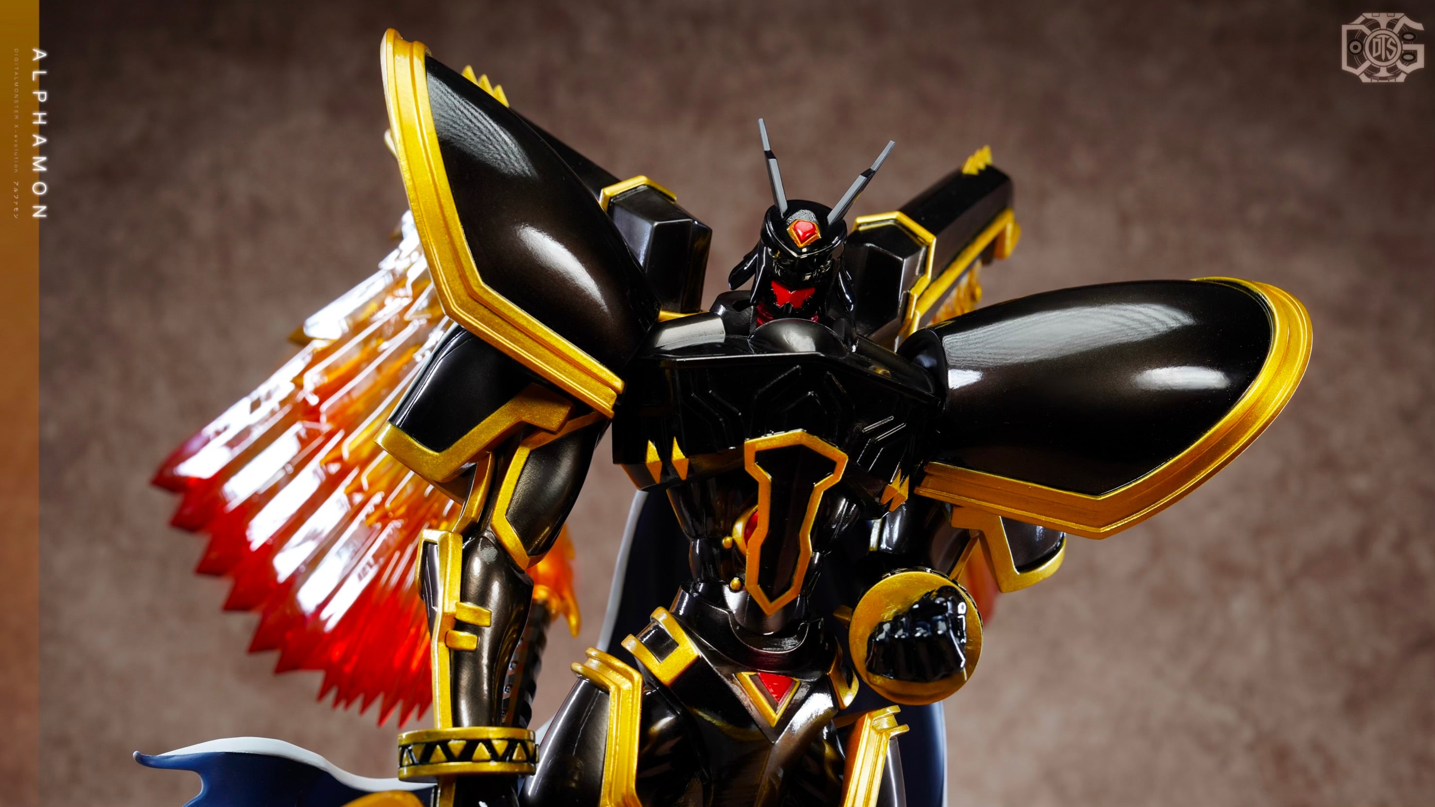 Digimon DIGITAL TOY Studio Royal Knights Alphamon Resin Statue ...