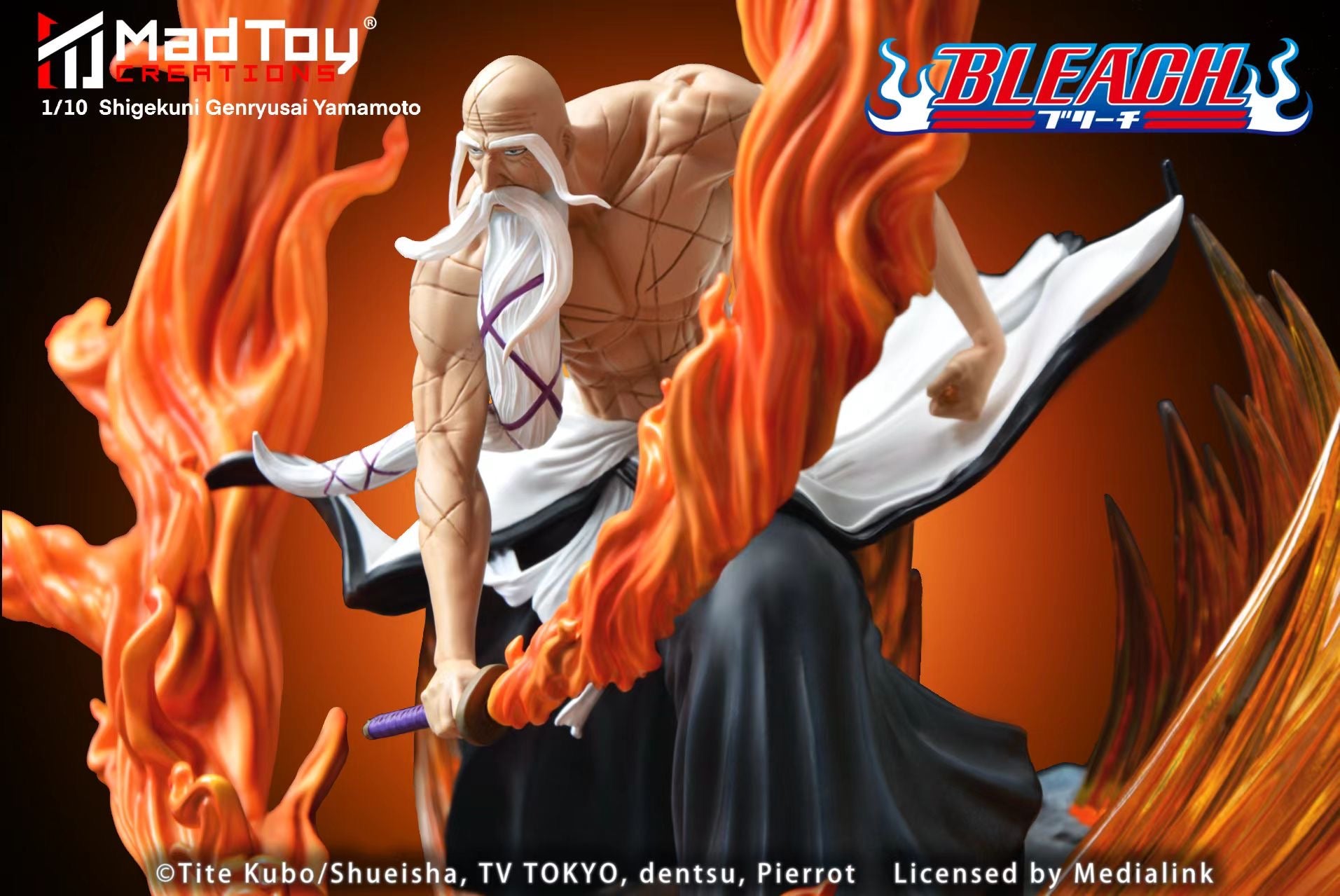 Bleach Madtoy Creations Yamamoto Licensed Resin Statue – ClubHouse