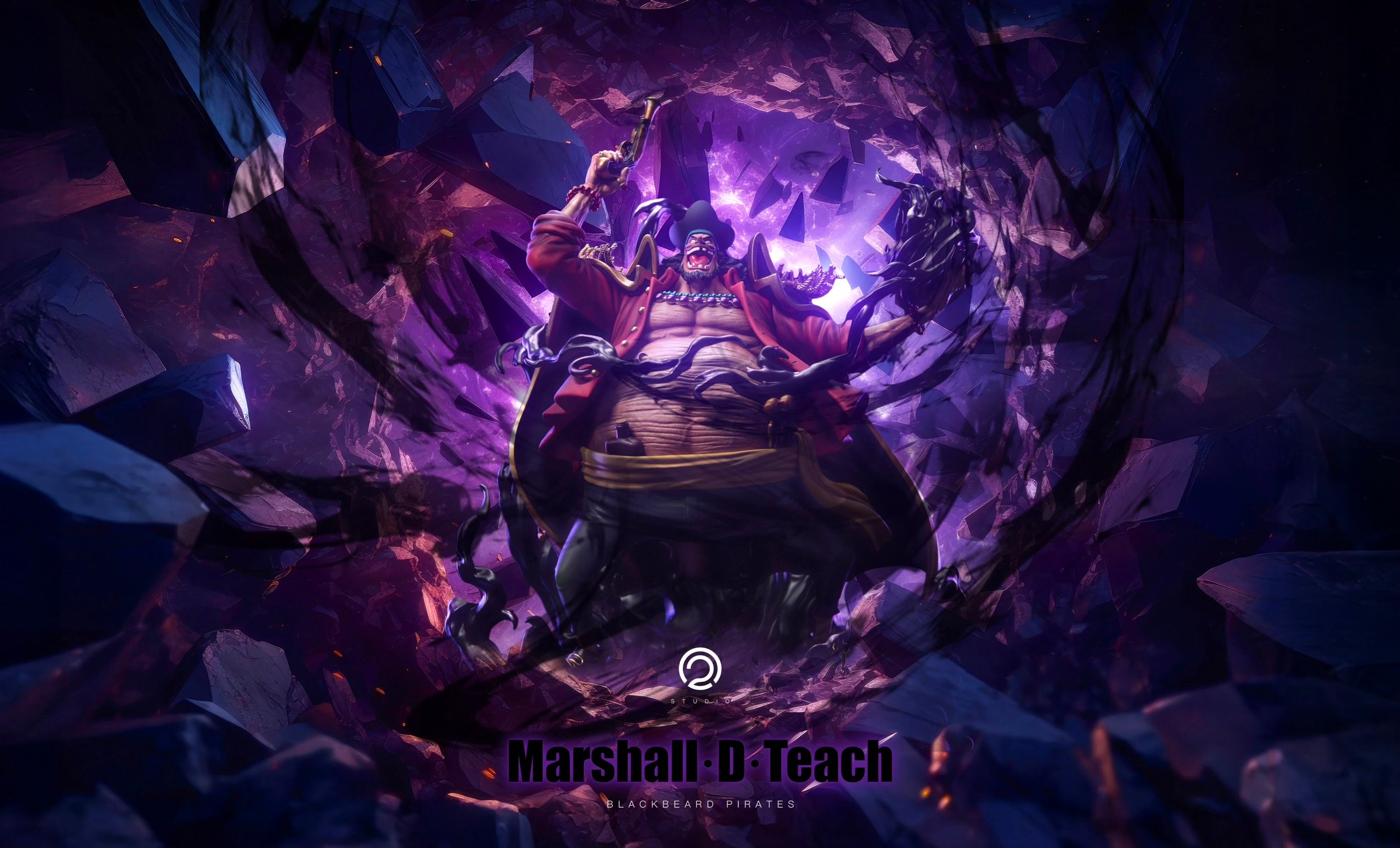 One Piece C2 Studio Blackbeard Marshall D Teach – ClubHouse Statues
