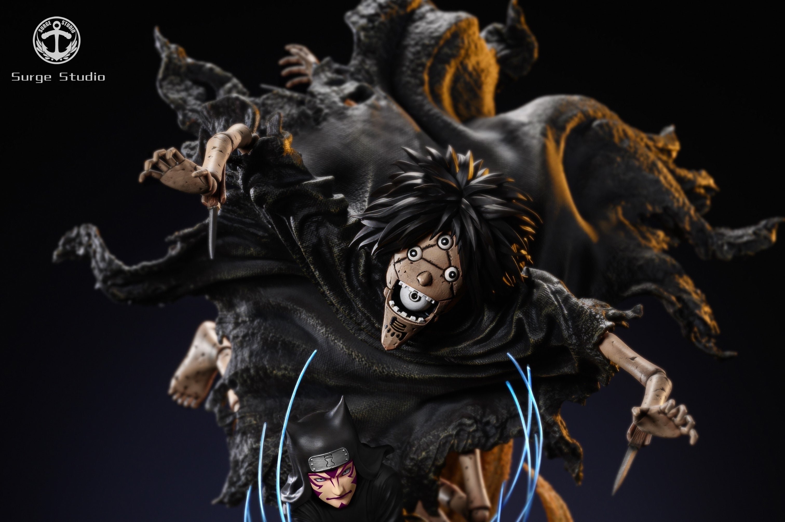 すてかせSurge Studio カンクロウ Naruto Surge Studio Kid Kankuro Resin Statue – ClubHouse Statues