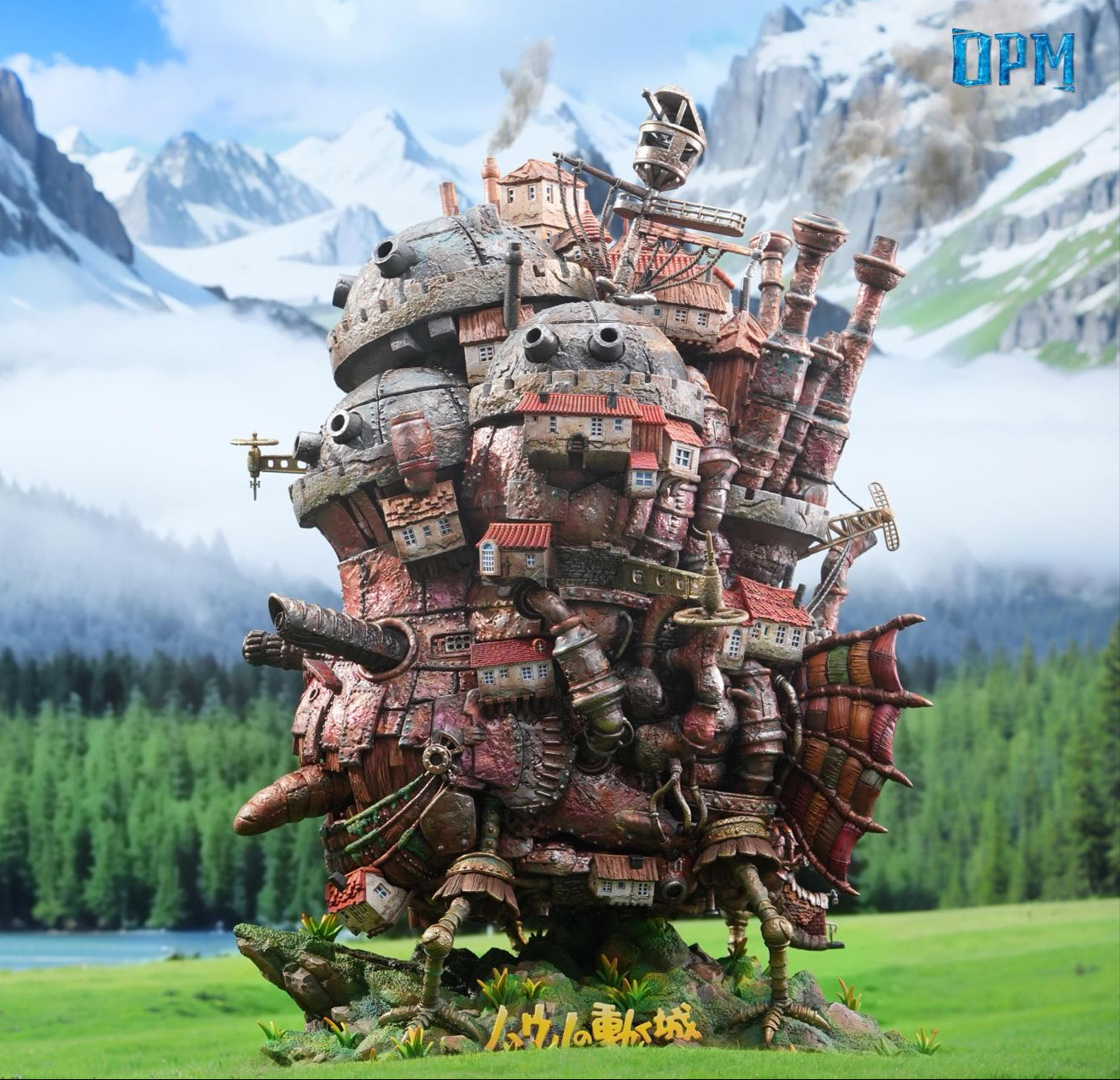 Howls Moving Castle OPM Studio Walking Castle – ClubHouse Statues