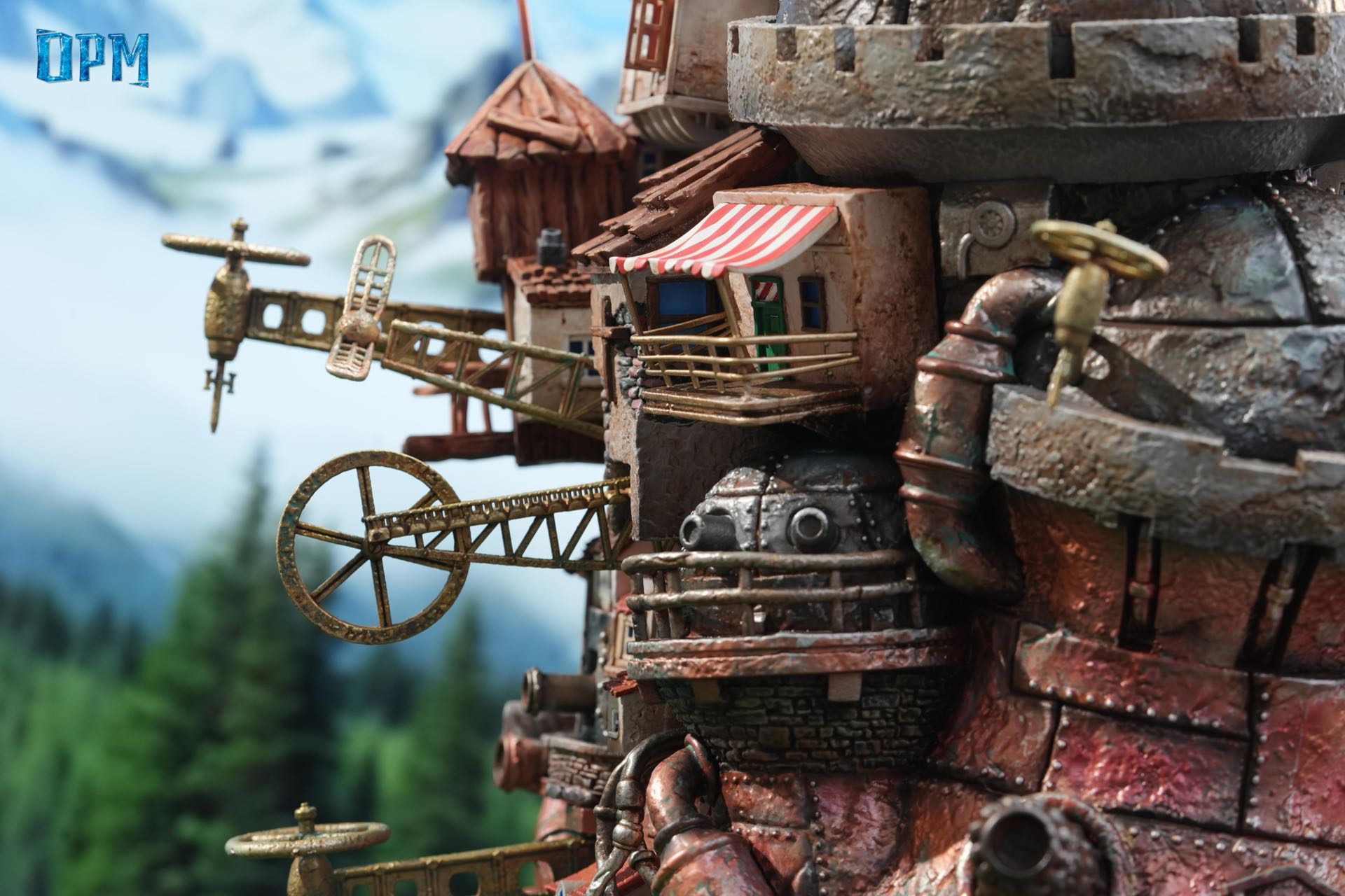 Howls Moving Castle OPM Studio Walking Castle – ClubHouse Statues