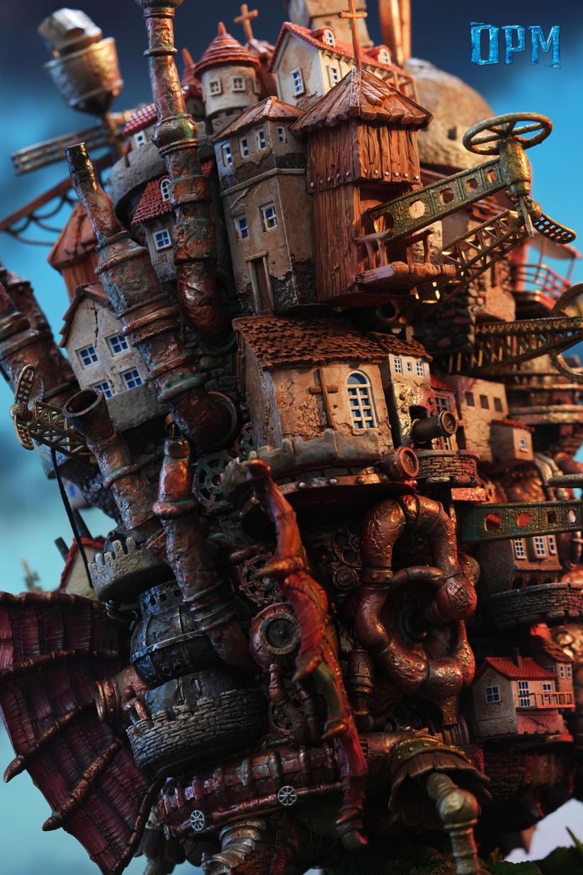 Howls Moving Castle OPM Studio Walking Castle Resin Statue – ClubHouse ...