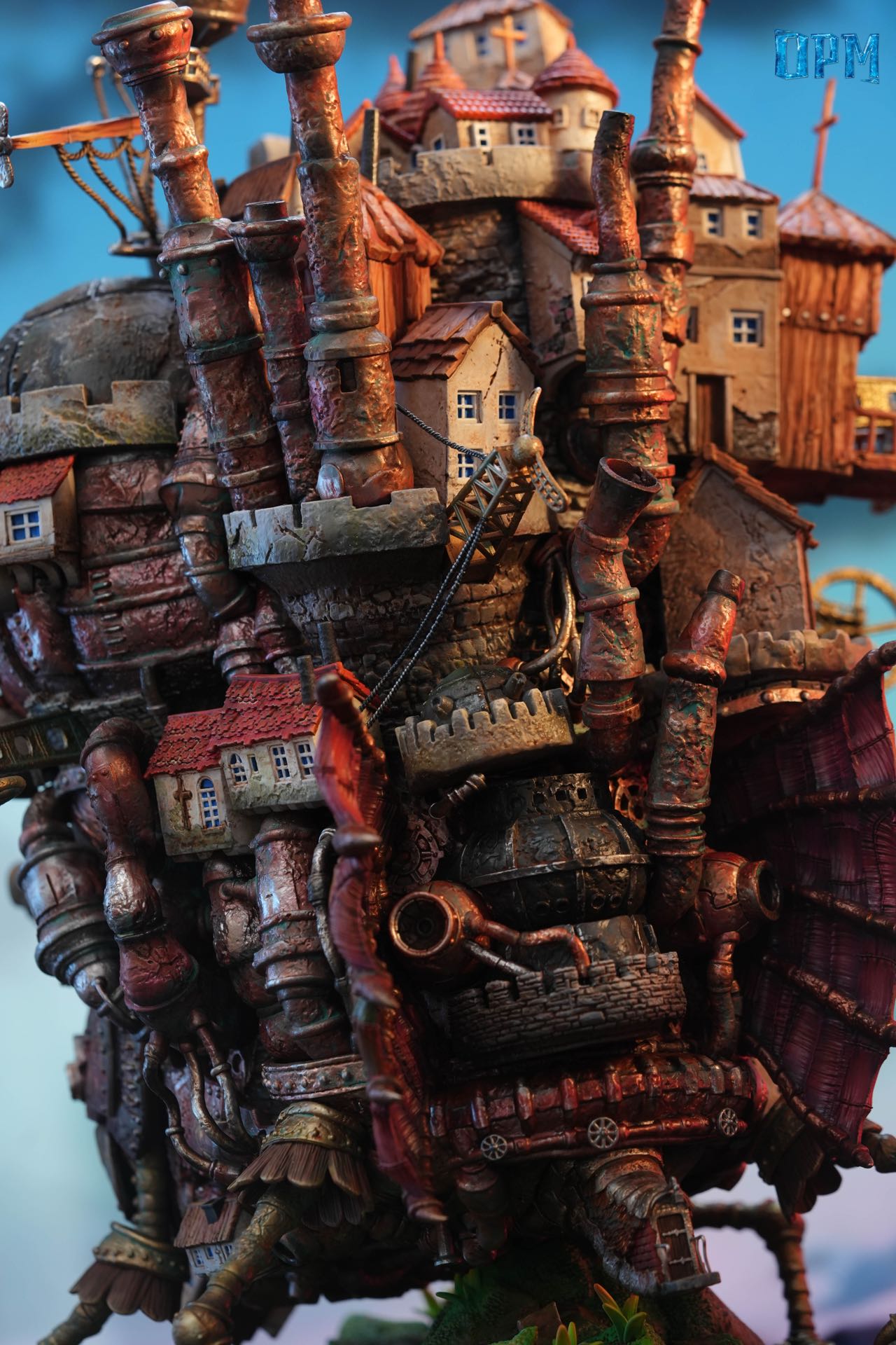 Howls Moving Castle OPM Studio Walking Castle – ClubHouse Statues