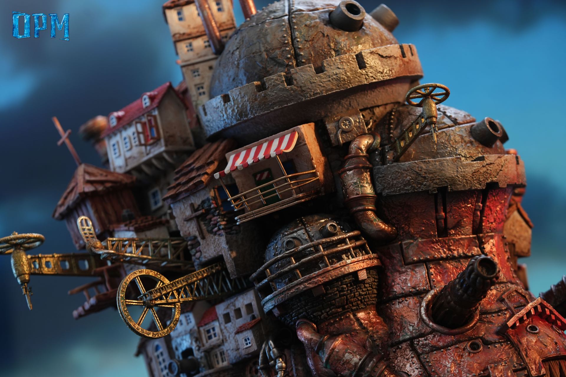 Howls Moving Castle OPM Studio Walking Castle – ClubHouse Statues