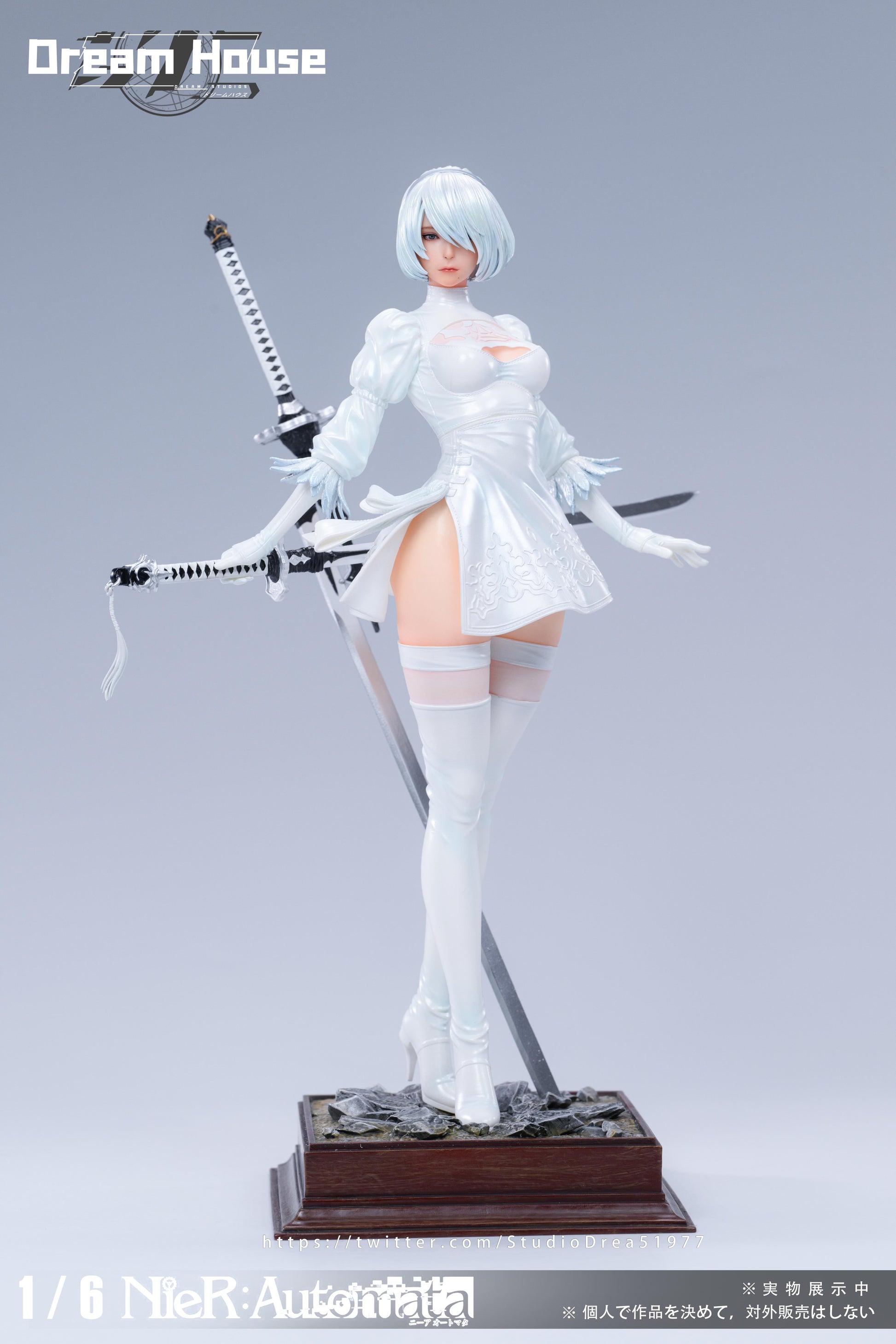 NieR Automata Dream House Studio 2B ClubHouse Statues NieR Automata Dream House Studio 2B ClubHouse Statues