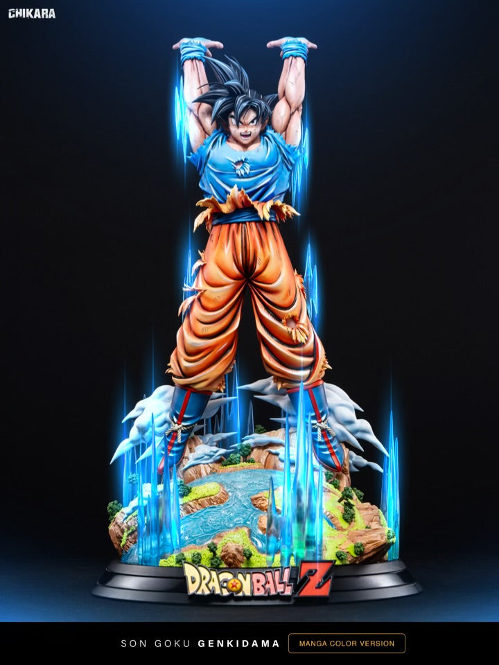 Dragon Ball Chikara Studio Goku Genkidama Resin Statue