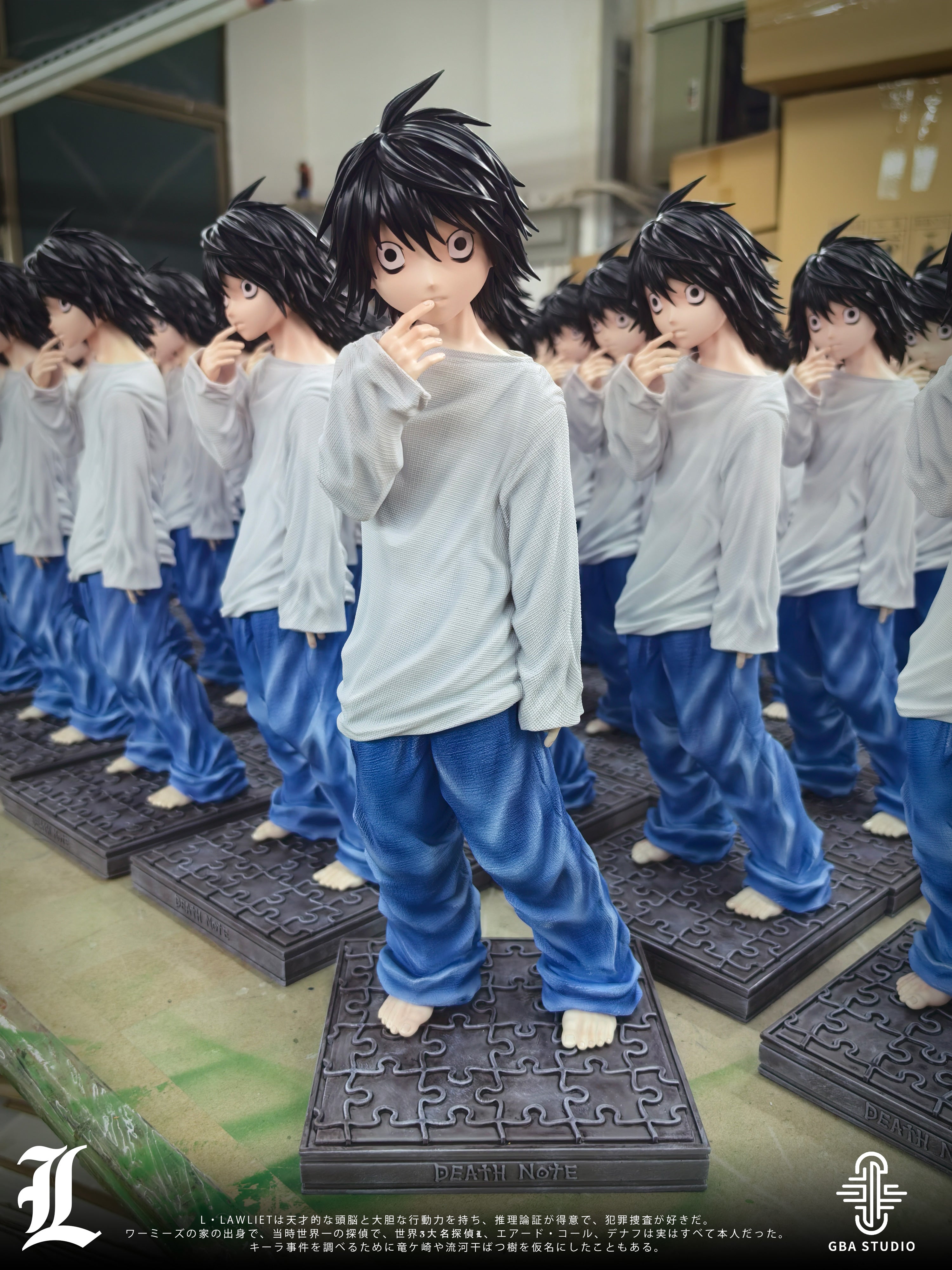 Death Note GBA Studio Kid L Lawliet Resin Statue – ClubHouse Statues