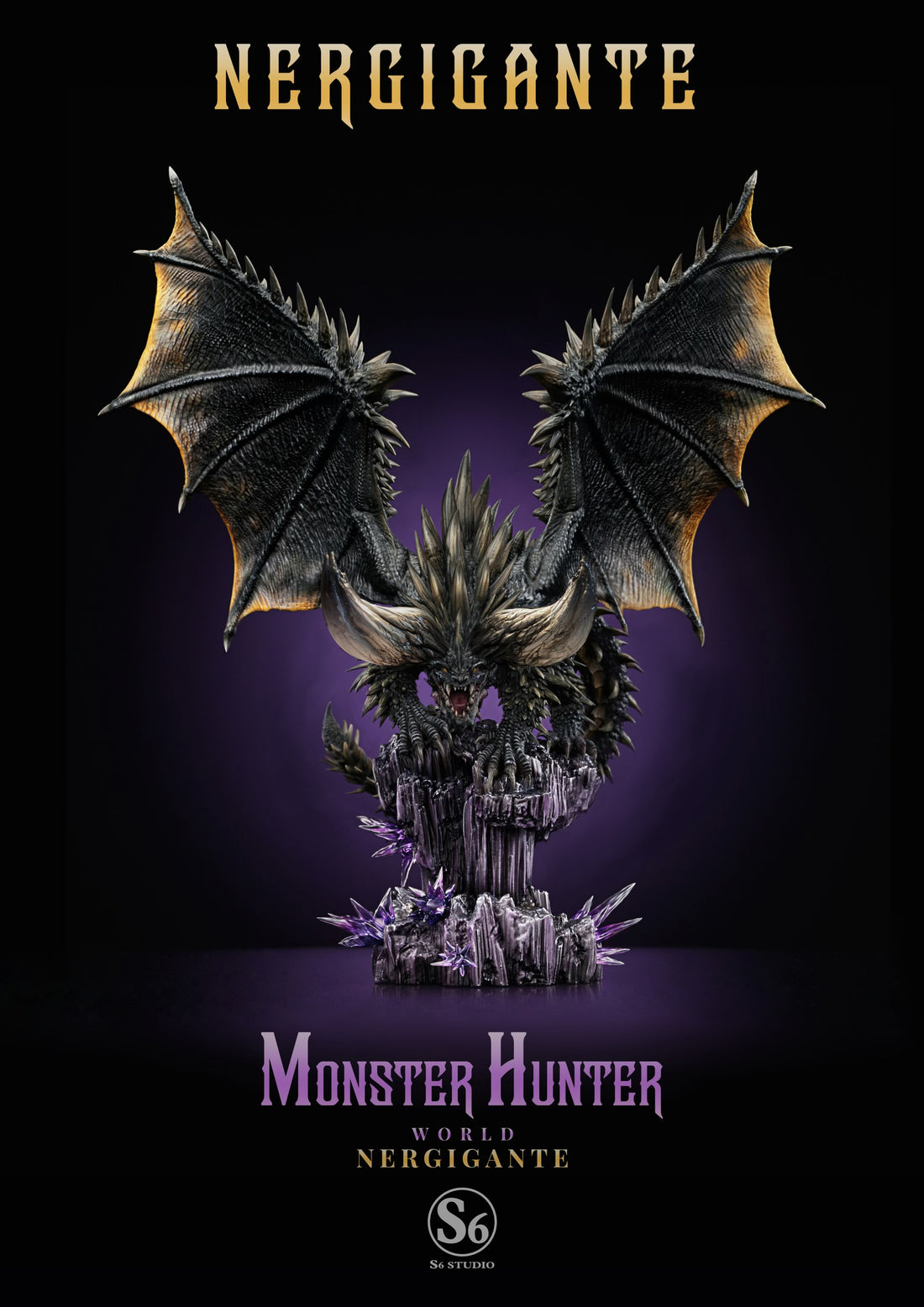 Monster Hunter S6 Studio Nergigante Resin Statue