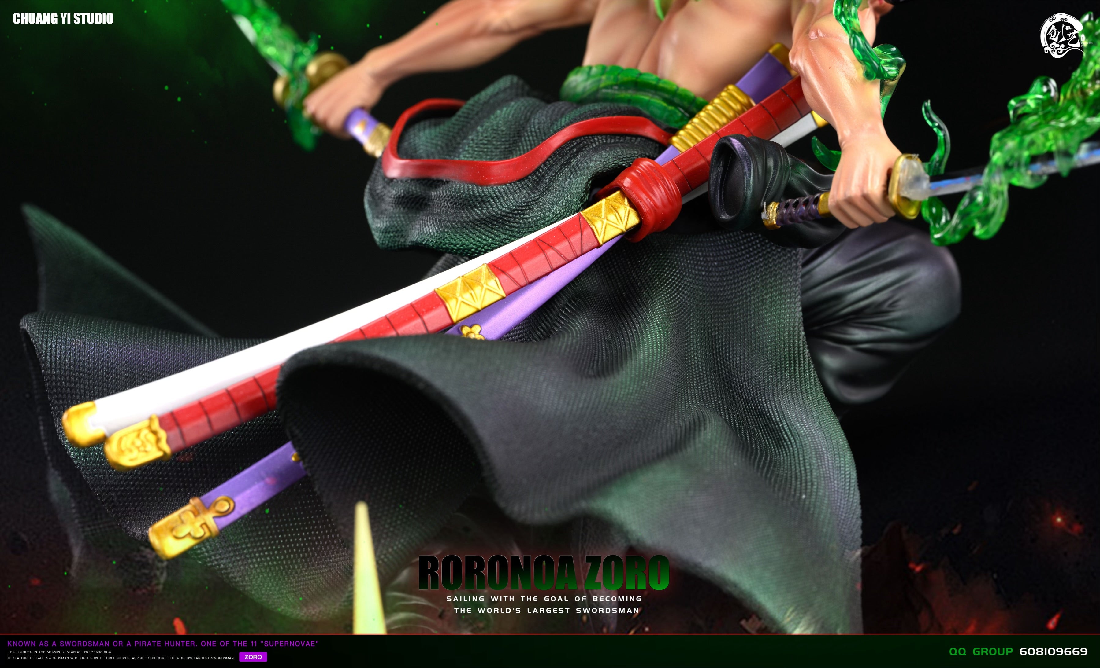 One Piece ChuangYi Studio Zoro Purgatory Demon Slash – ClubHouse