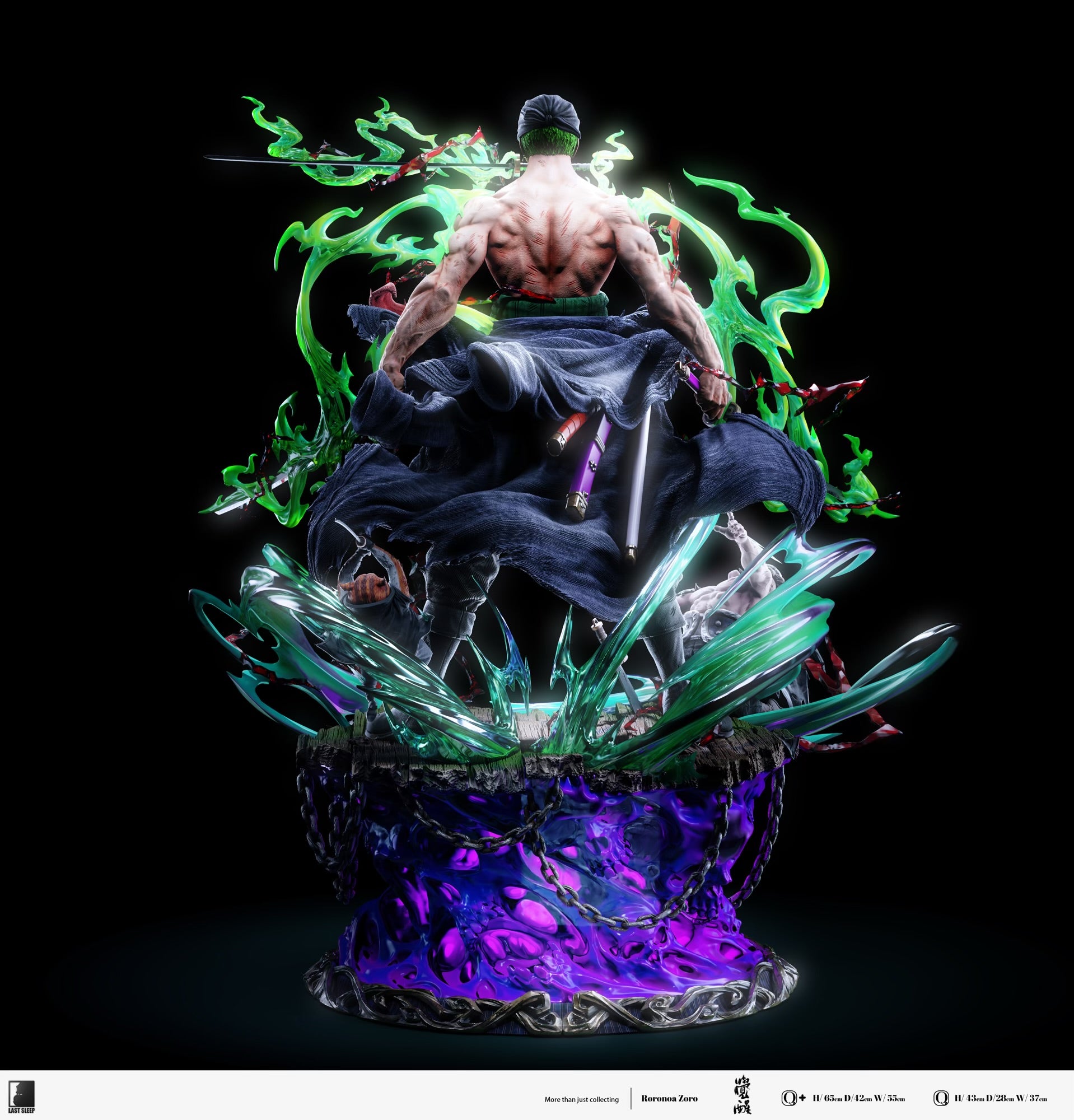 One Piece Last Sleep Studio Awakening Roronoa Zoro Resin Statue