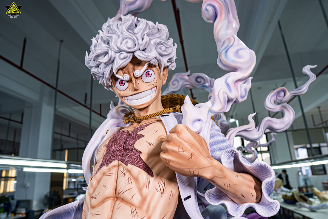 One Piece Super Bomb Studio Nika Luffy Life Size Resin Statue