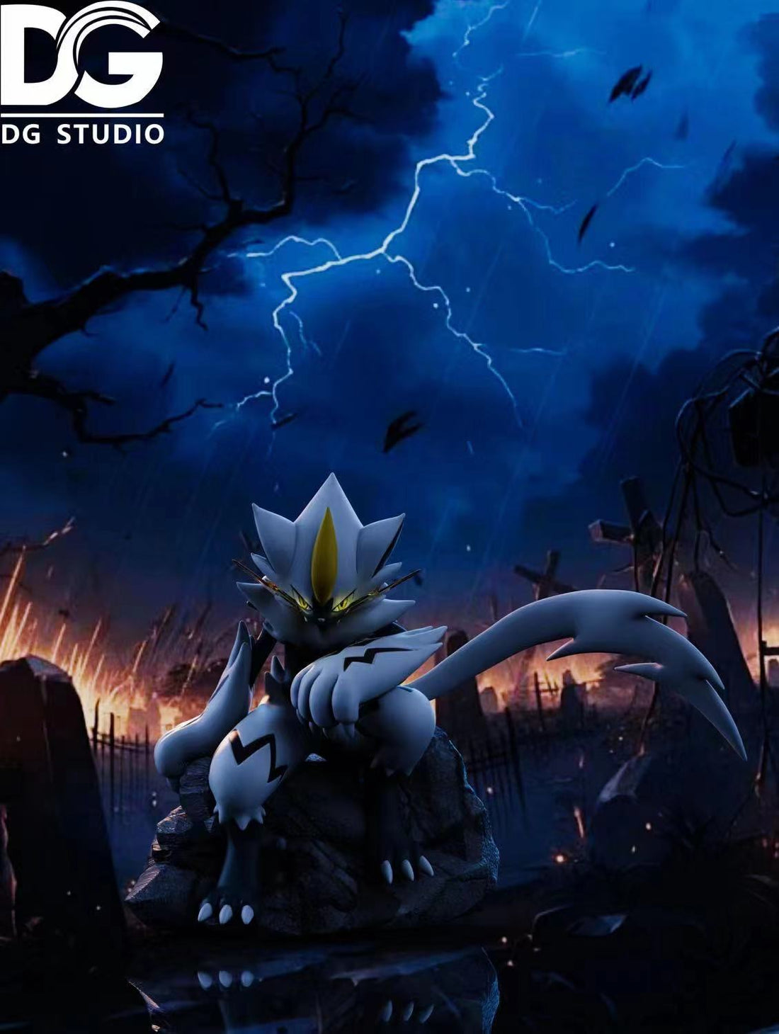 Pokemon DG Studio Zeraora Resin Statue