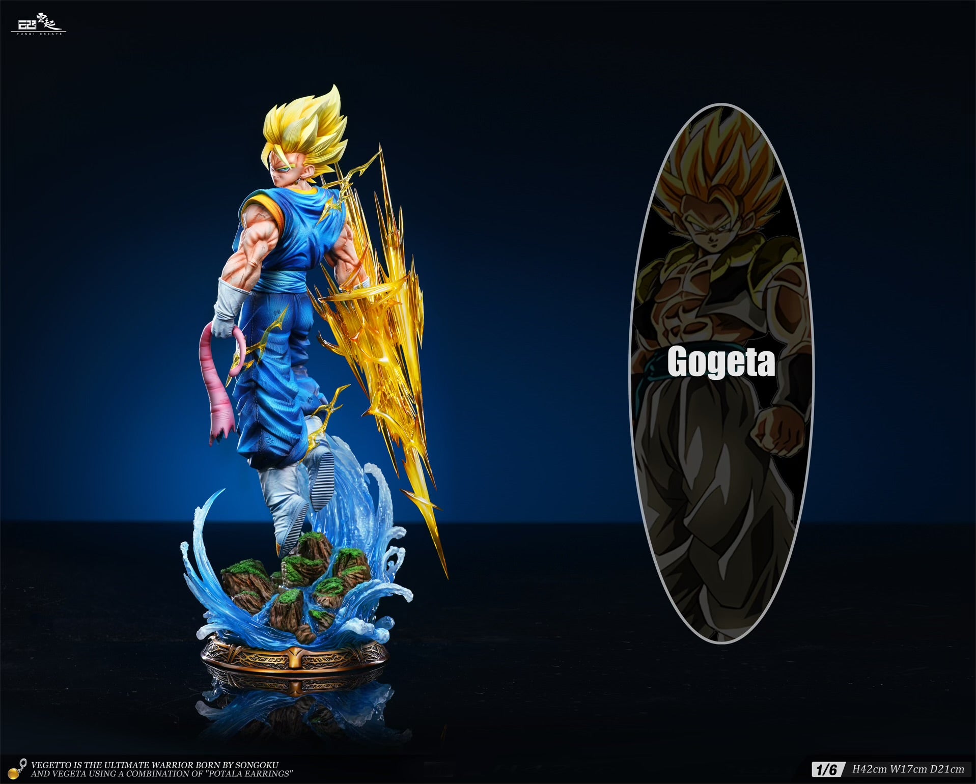 ドラゴンボール YunQi Studio ベジット スタチュー 1/6 YunQi Studio Dragon Ball Vegetto Resin Statue In Stock 1/6