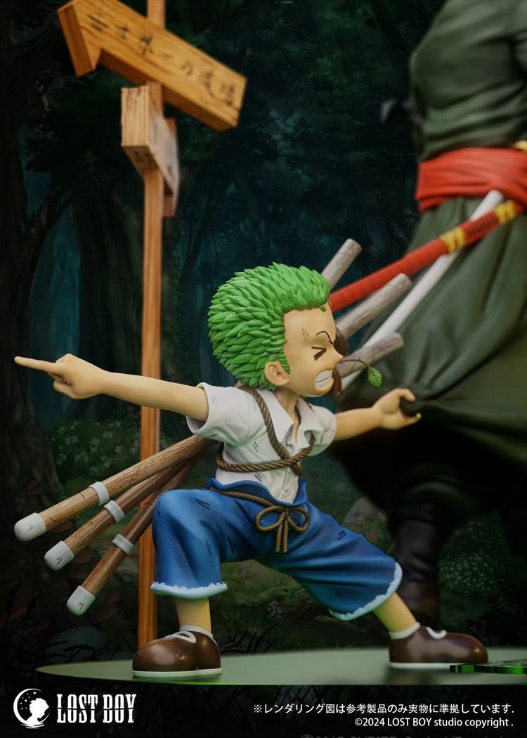 One Piece Lost Boy Studio Zoro Adult x Childhood – ClubHouse Statues