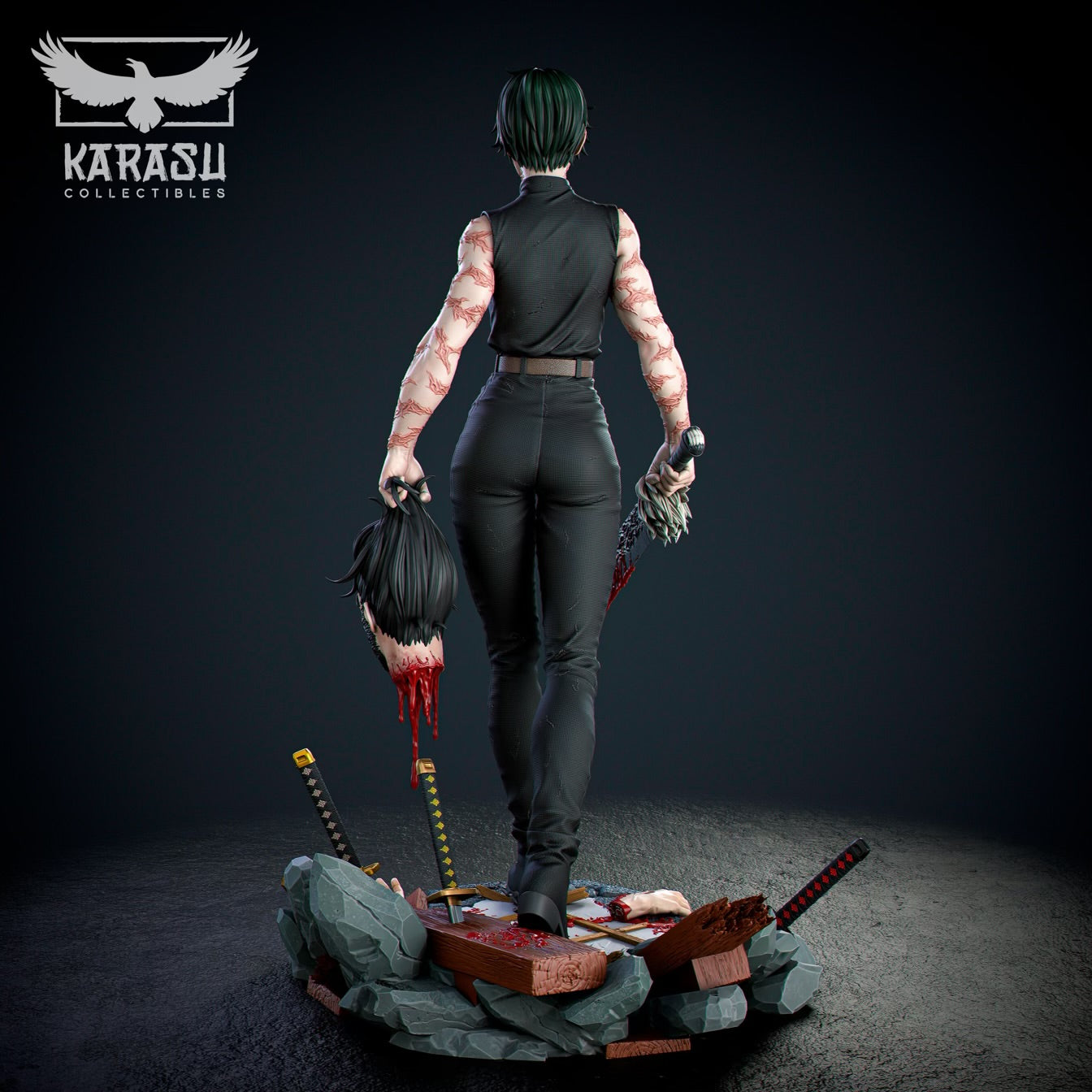 maki Jujutsu Kaisen Karasu Collectibles Maki Zenin – ClubHouse Statues