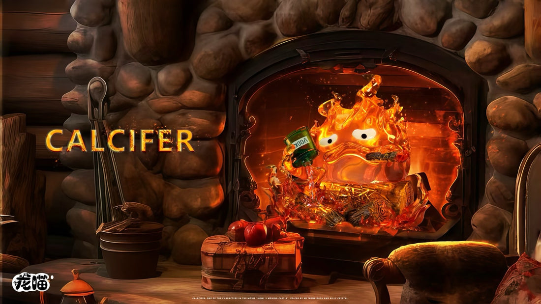 Howls Moving Castle Long Miao Studio Calcifer Resin Statue