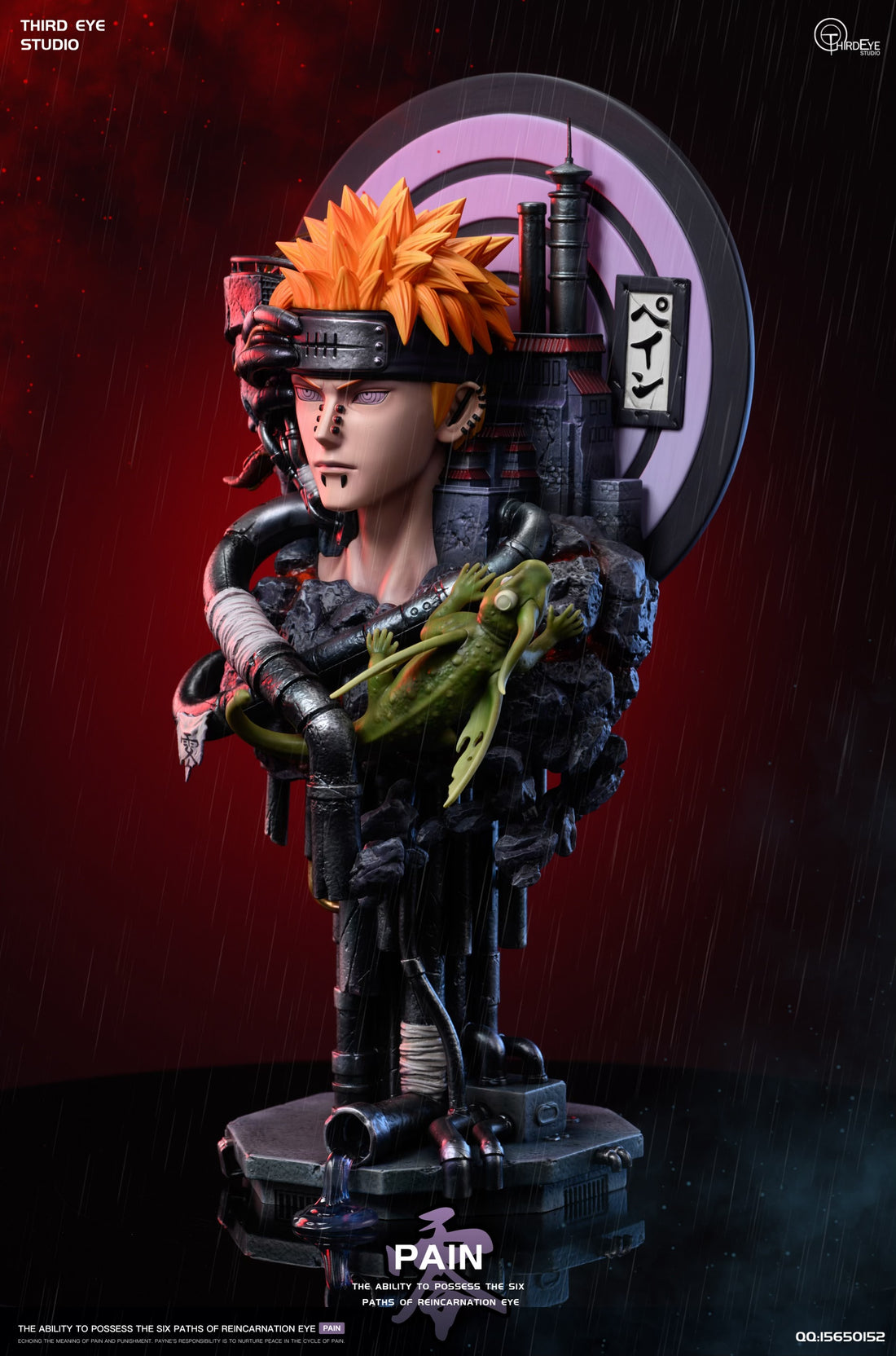 Naruto Third Eye Studio Pain Bust Resin Statue