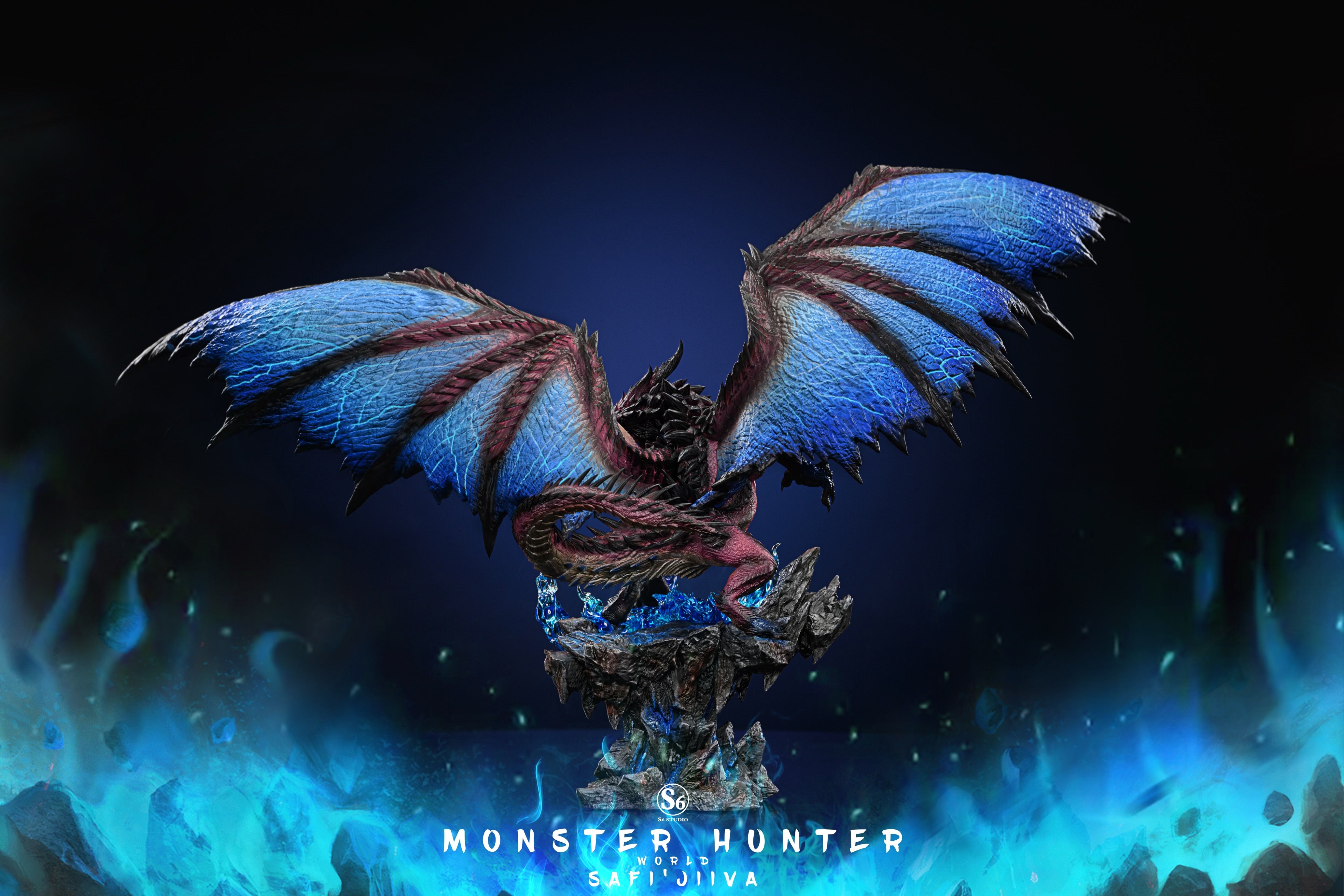 Monster Hunter S6 Studio Safi Jiiva Dark Red Dragon – ClubHouse