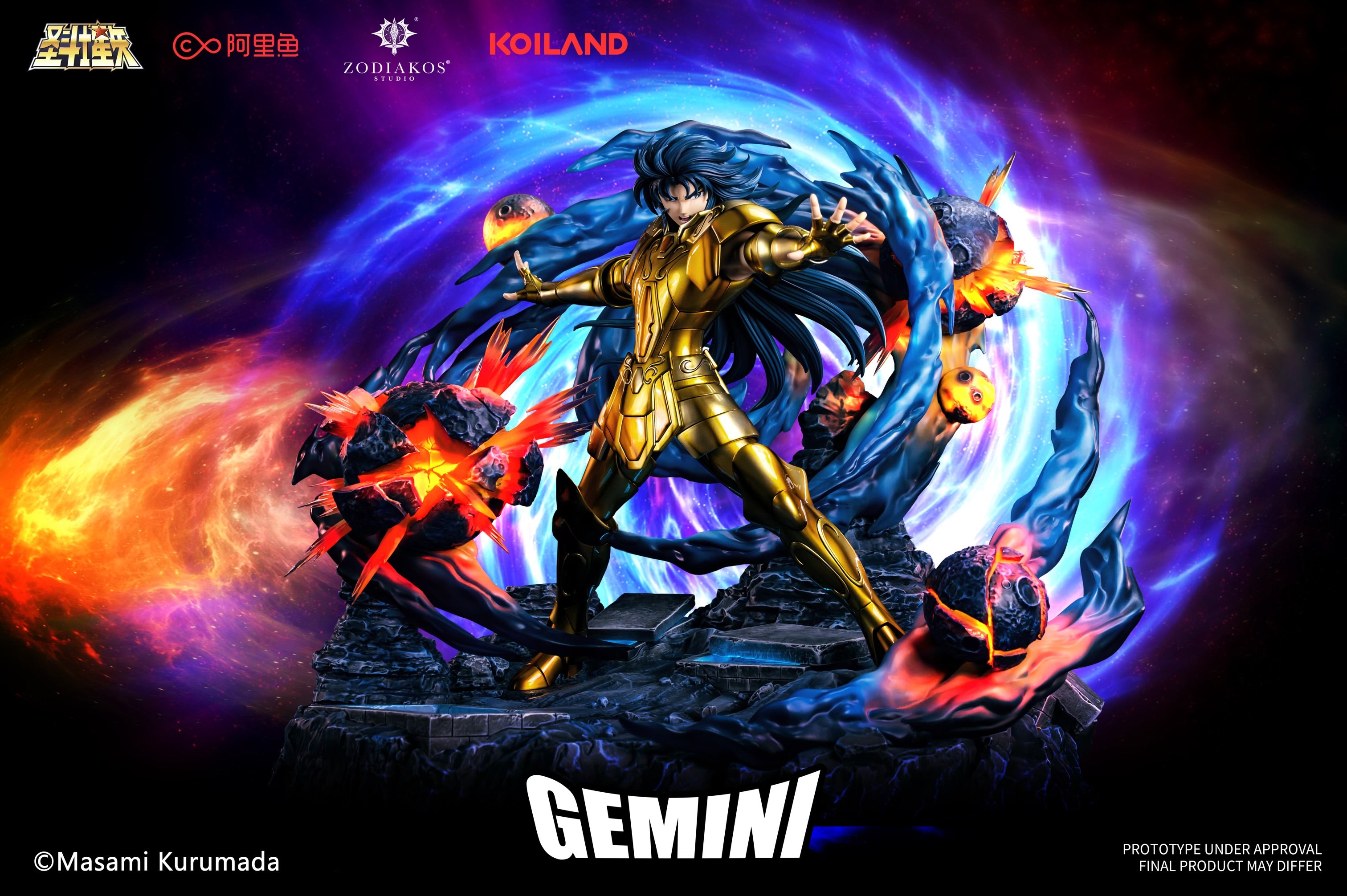 Saint Seiya Zodiakos Studio Saga Kanon Licensed – ClubHouse Statues