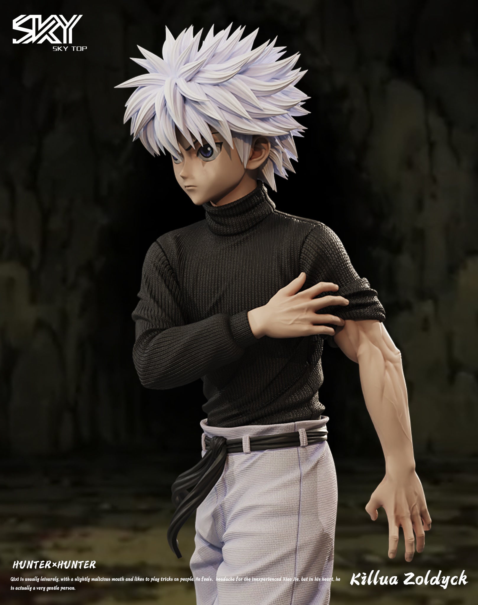 Hunter x Hunter Sky Top Studio Killua Zoldyck Resin Statue