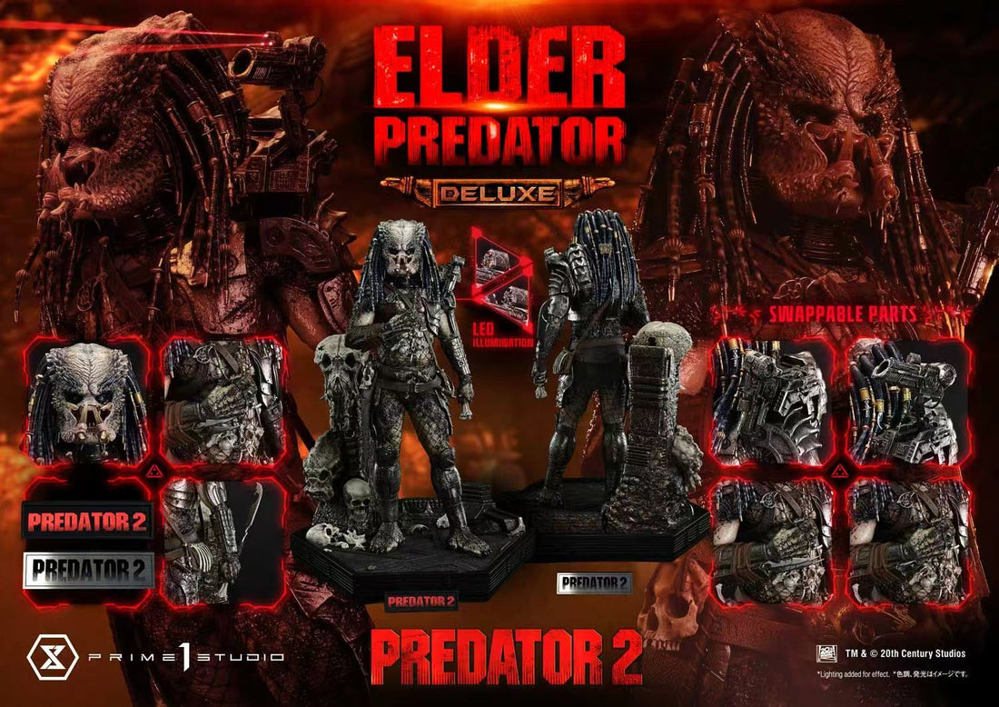 Predator 2 Prime 1 Studio Elder Predator Licensed