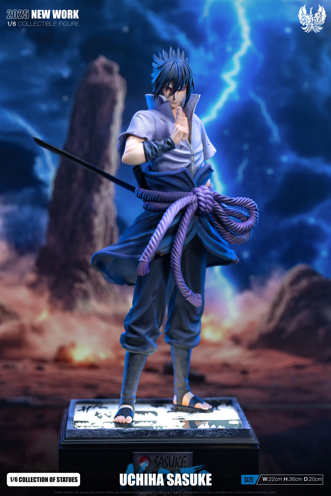 Naruto Nirvana Studio Uchiha Sasuke V2 Resin Statue