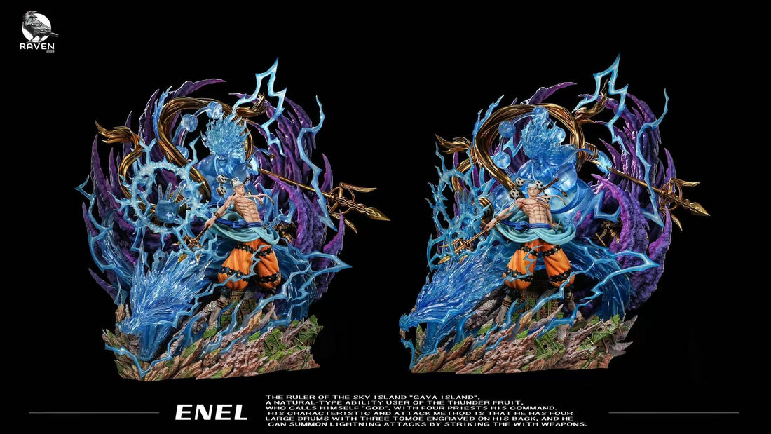 One Piece Raven Studio Enel Resin Statue