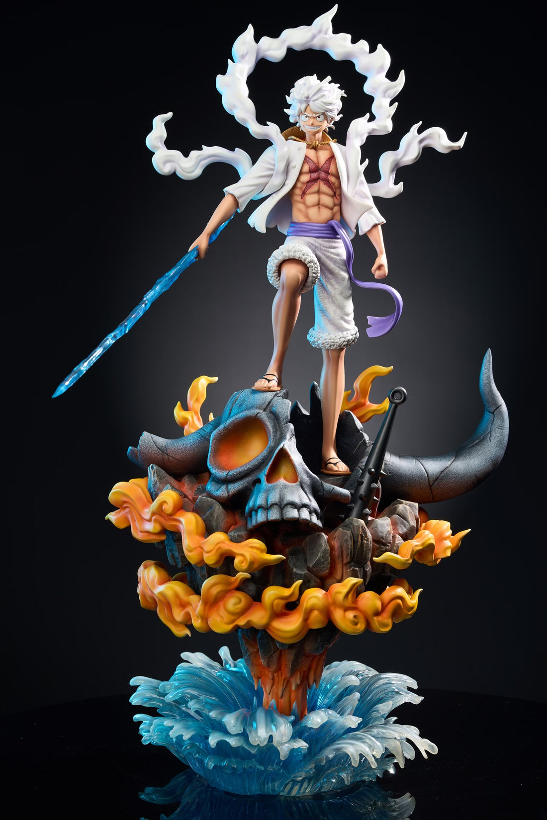 One Piece Coco Studio Nika Gear 5 x Ryuo Luffy Resin Statue
