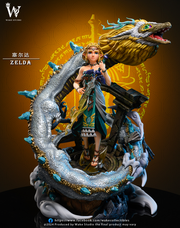 The Legend of Zelda Wake Studio Zelda x Dragon Resin Statue [PRE-ORDER]