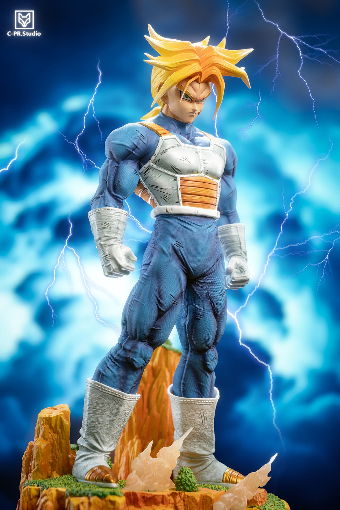 Dragon Ball Cpr Studio Trunks Saiyan Armor Resin Statue