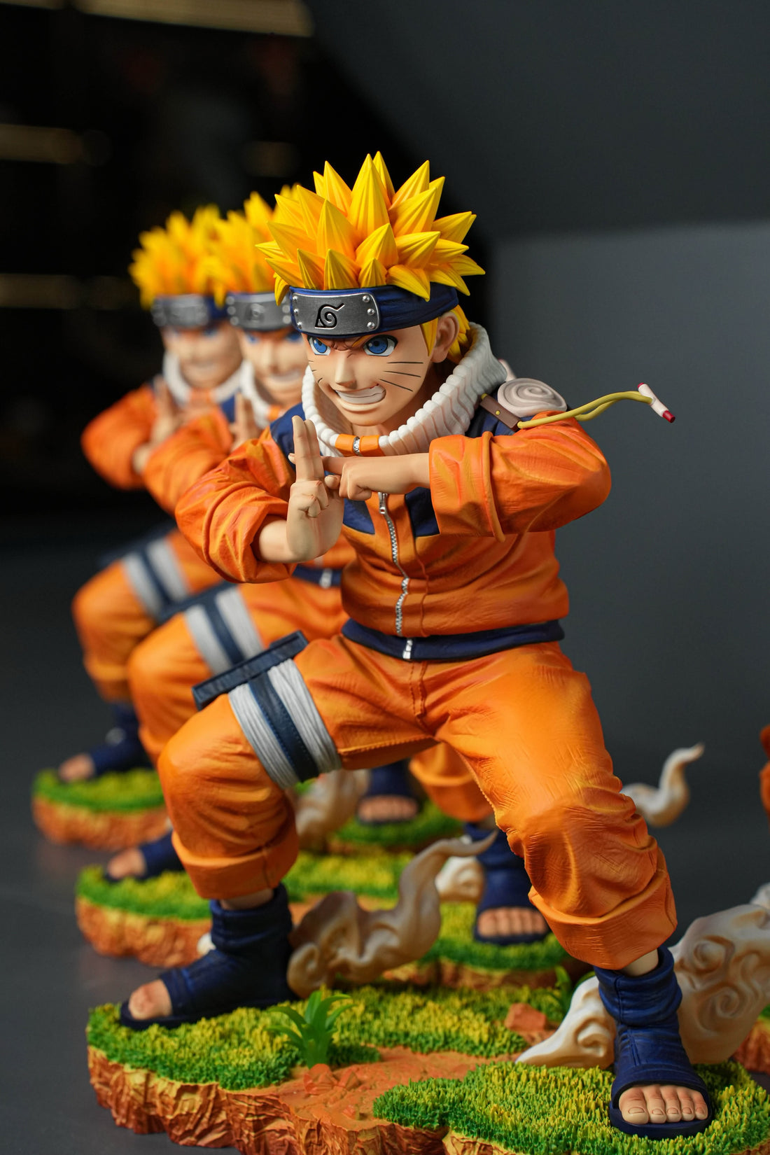 Naruto Pickstar Studio Naruto Multiple Shadow Clone Technique Licensed Resin Statue