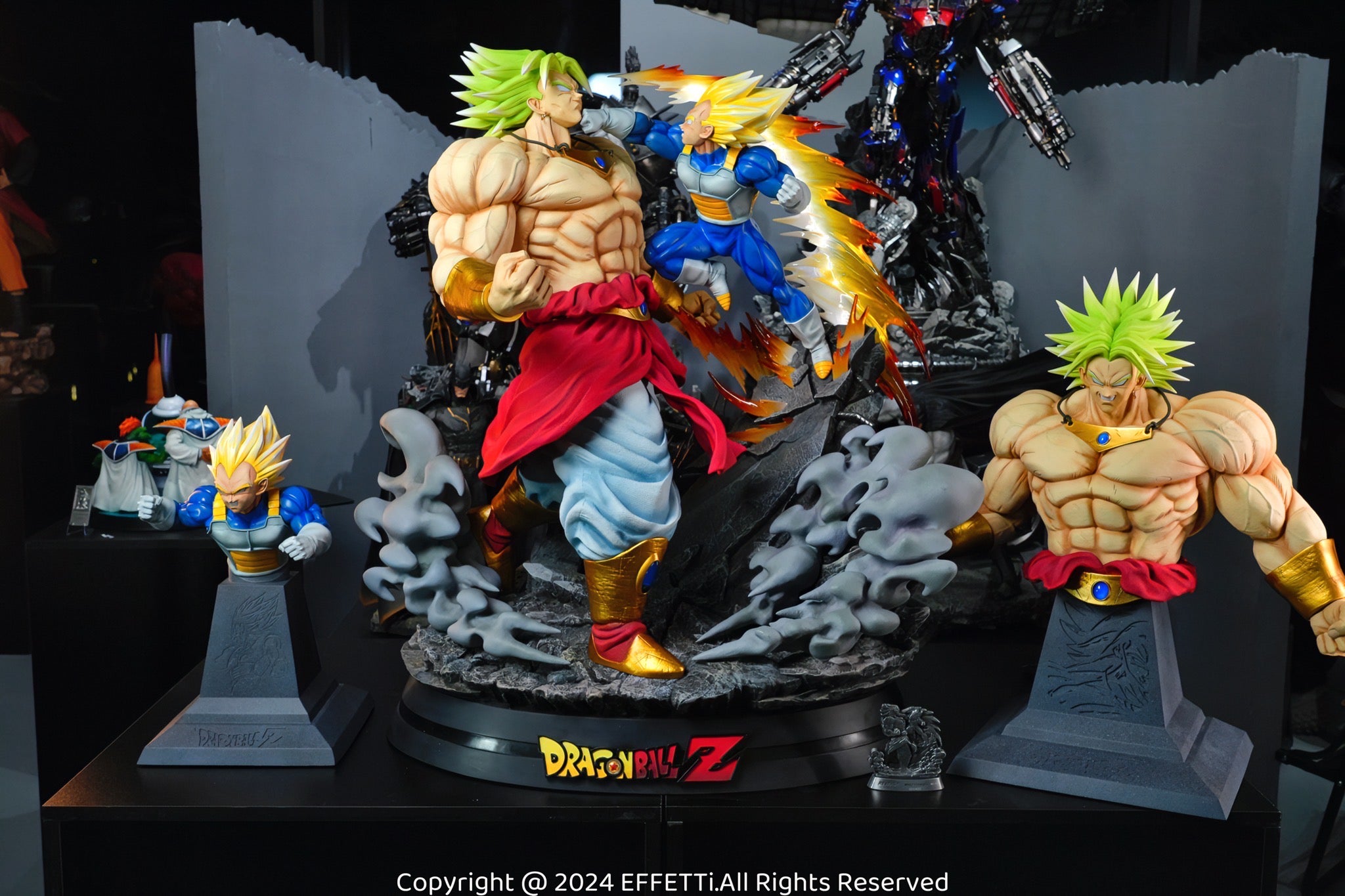 激レア　スタジオ サンシーロ　3Dレプリカ Dragon Ball Revenge Studio Broly VS Vegeta Resin Statue