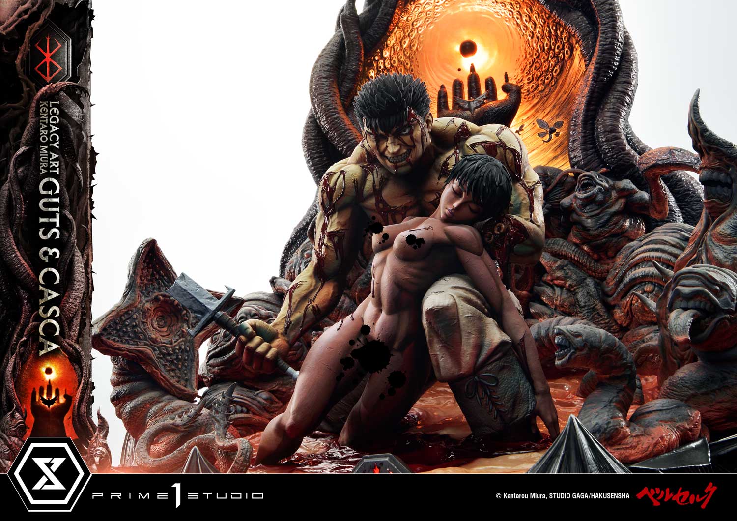 Berserk Prime 1 Studio Guts x Casca Licensed – ClubHouse Statues