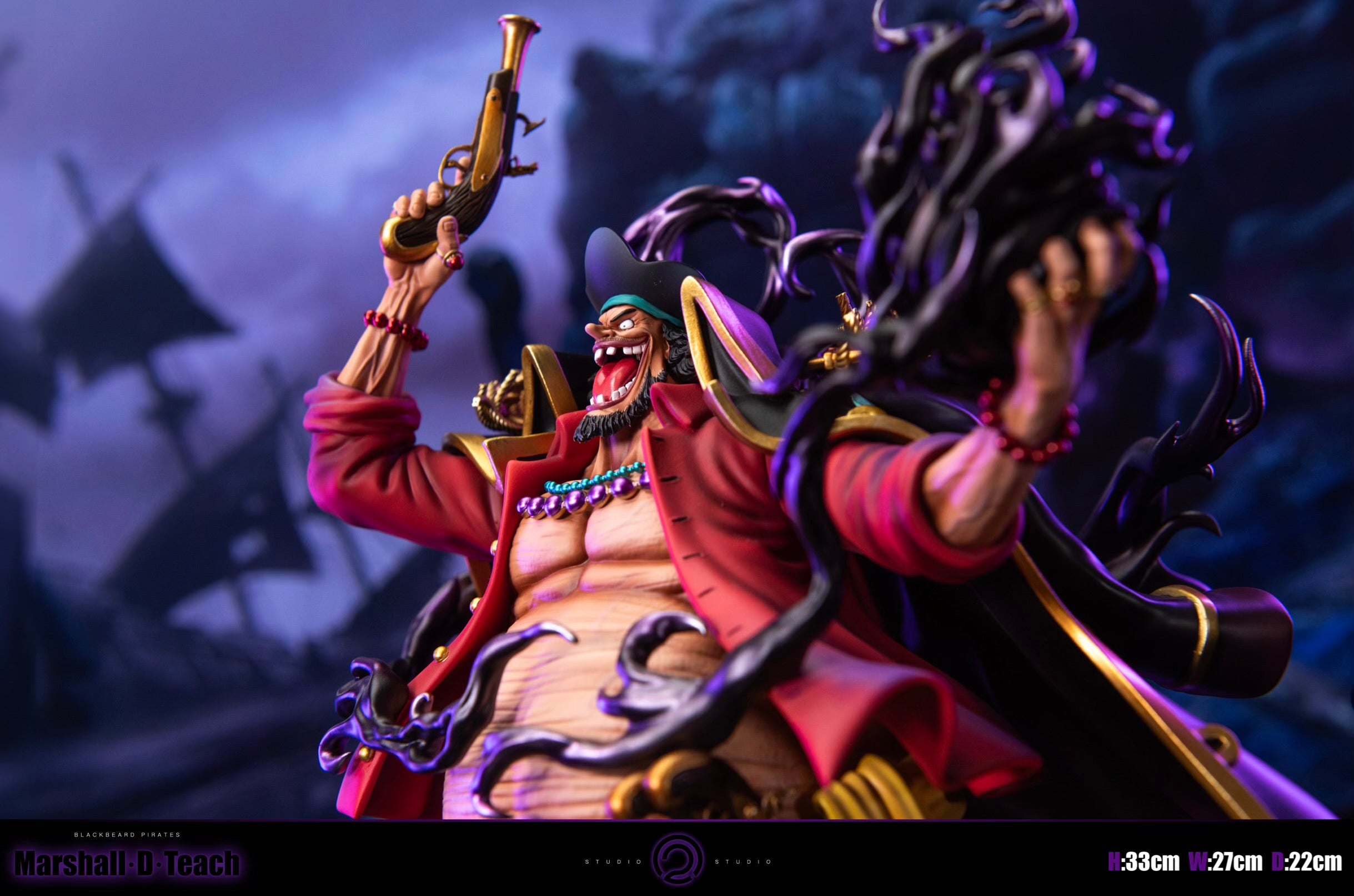 One Piece C2 Studio Blackbeard Marshall D Teach – ClubHouse Statues