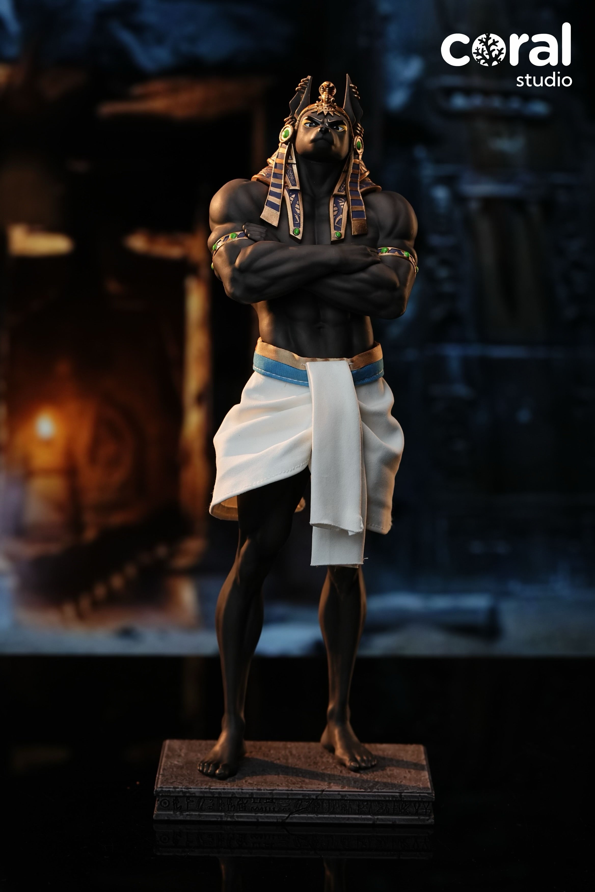 Original Coral Studio Anubis Resin Statue – ClubHouse Statues